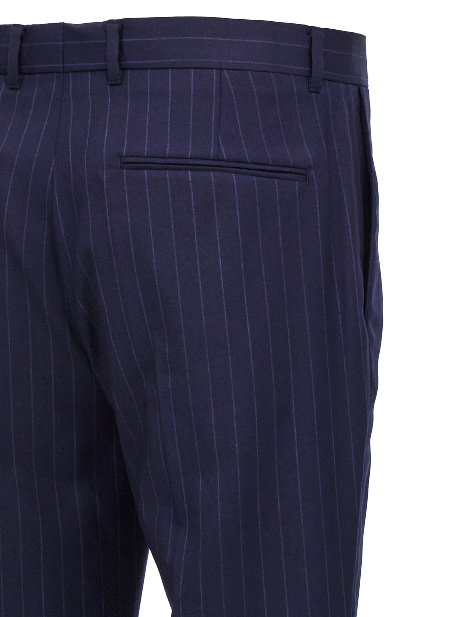 Givenchy Blue Wool Dress Men's Pants