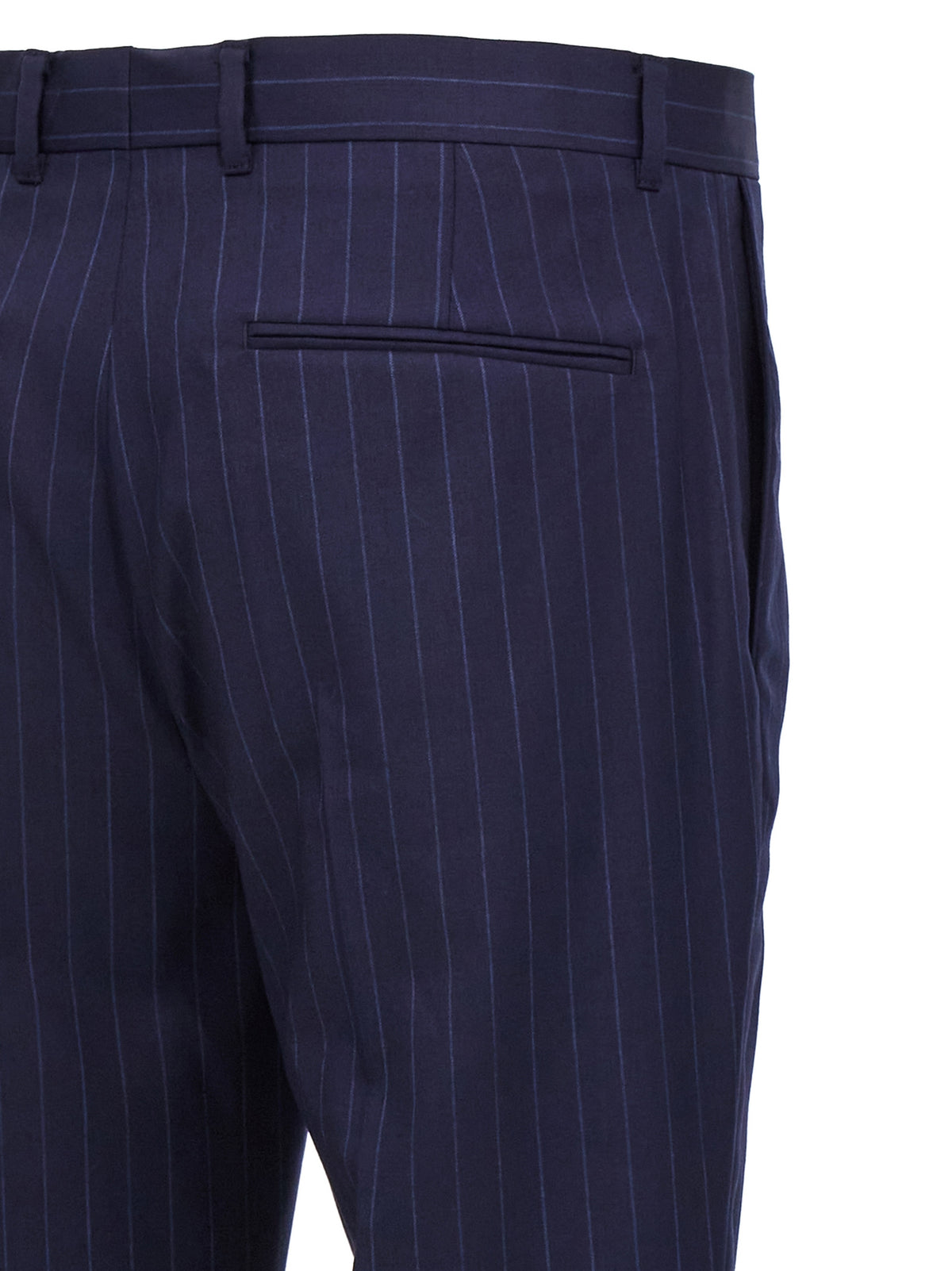 Givenchy Blue Wool Dress Men's Pants