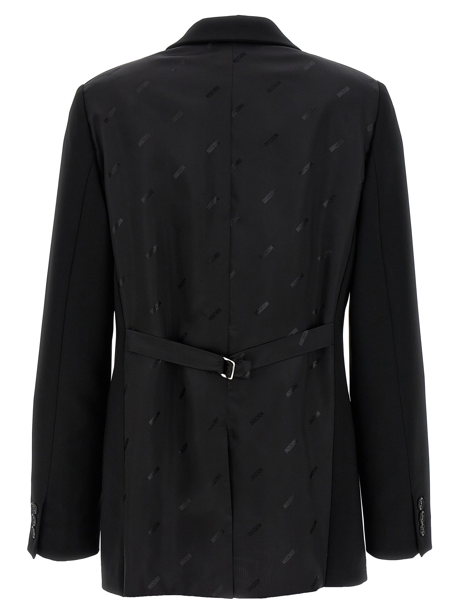 Moschino Black Polyester Women's Blazer