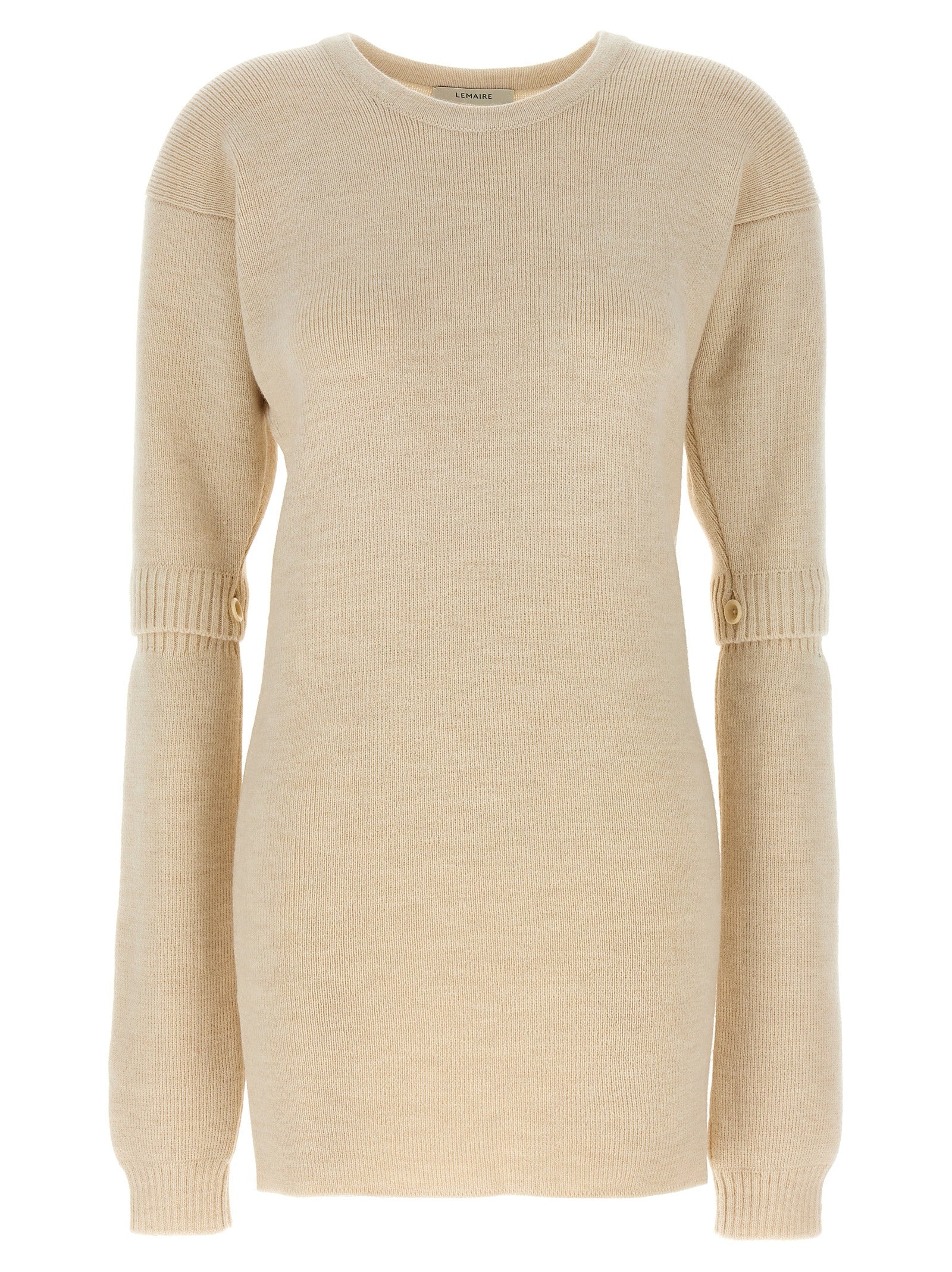 Lemaire White Acetate Short Women's Dress