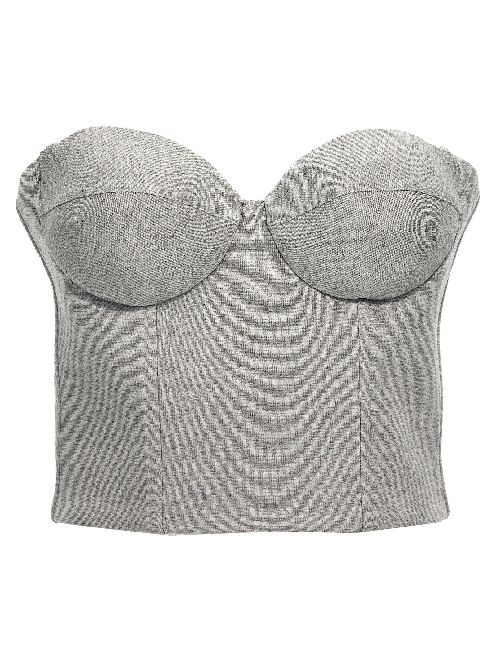 Giuseppe Di Morabito Gray Viscose Sleeveles Women's T-Shirt