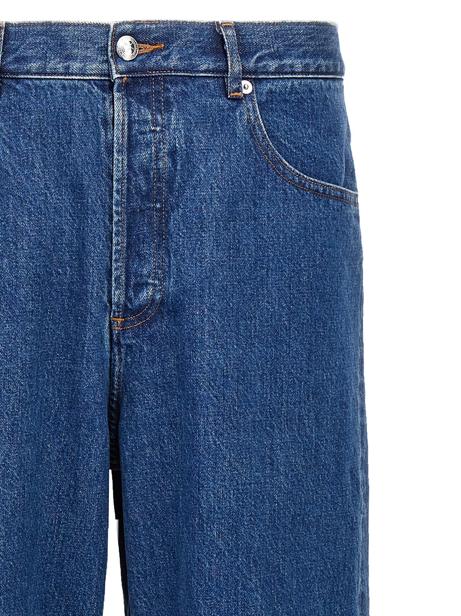 A.P.C. Blue Cotton Straight-Leg Men's Jeans