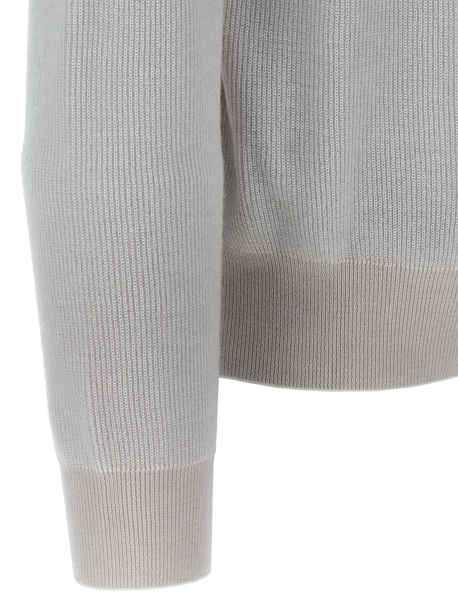 Brioni White Cashmere Men's Cardigan