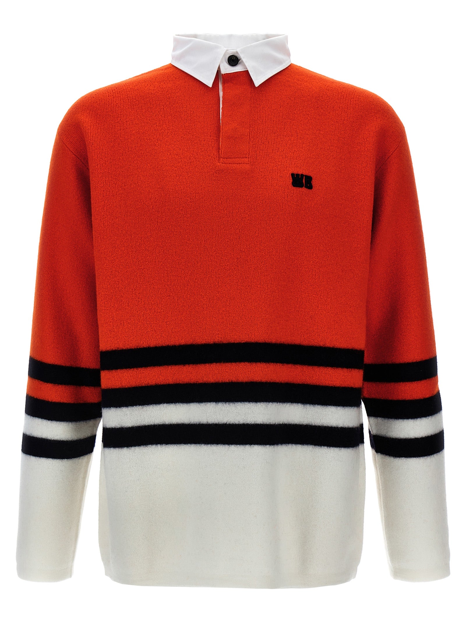 WALES BONNER Multicolor Wool Polo Men's Shirt