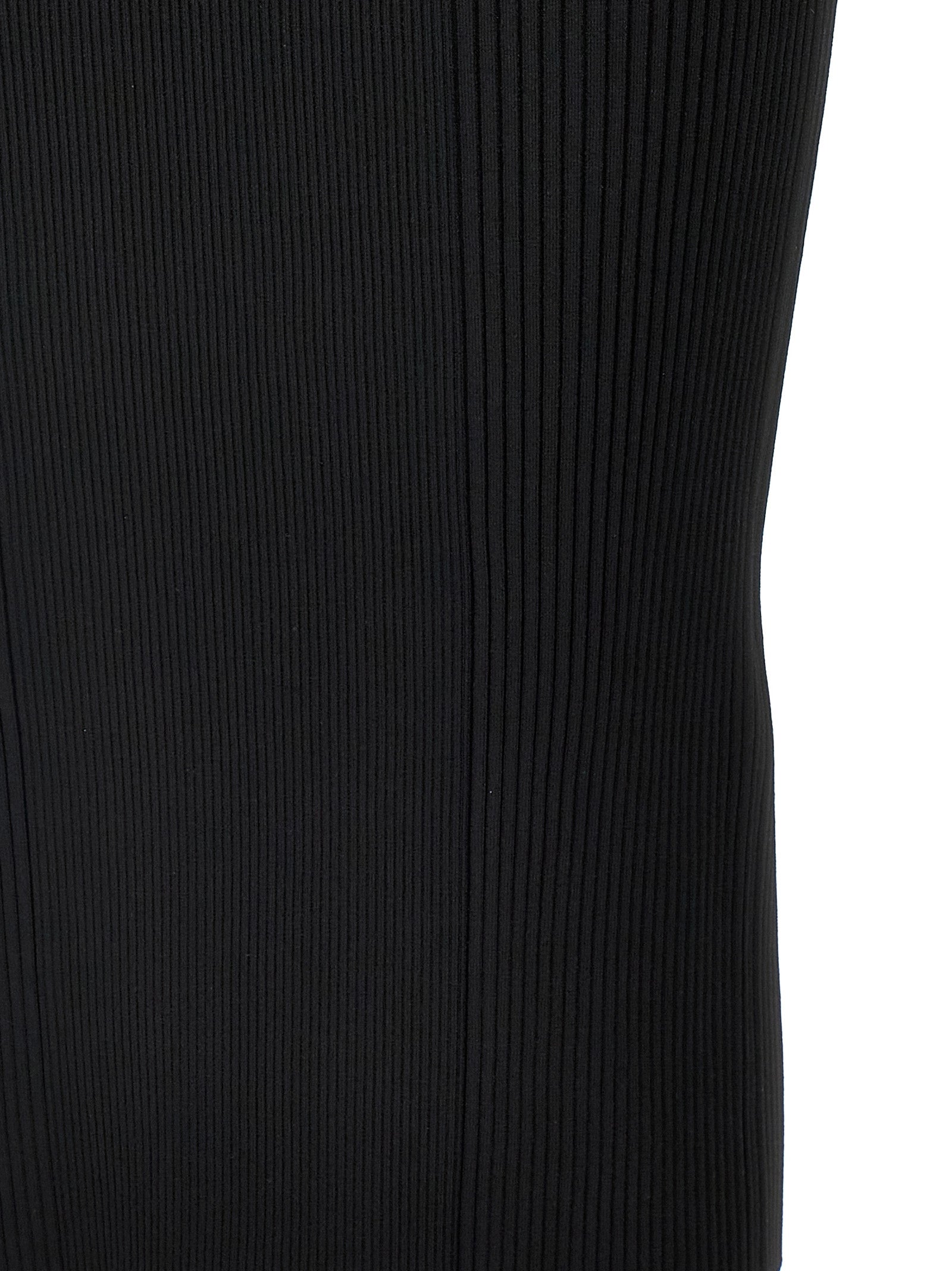 Alexander McQueen Black Viscose Midi Women's Dress