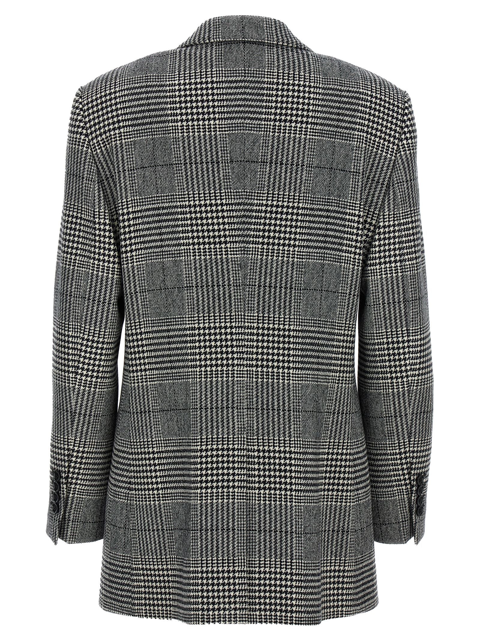 Dolce & Gabbana Bicolor Wool Women's Blazer