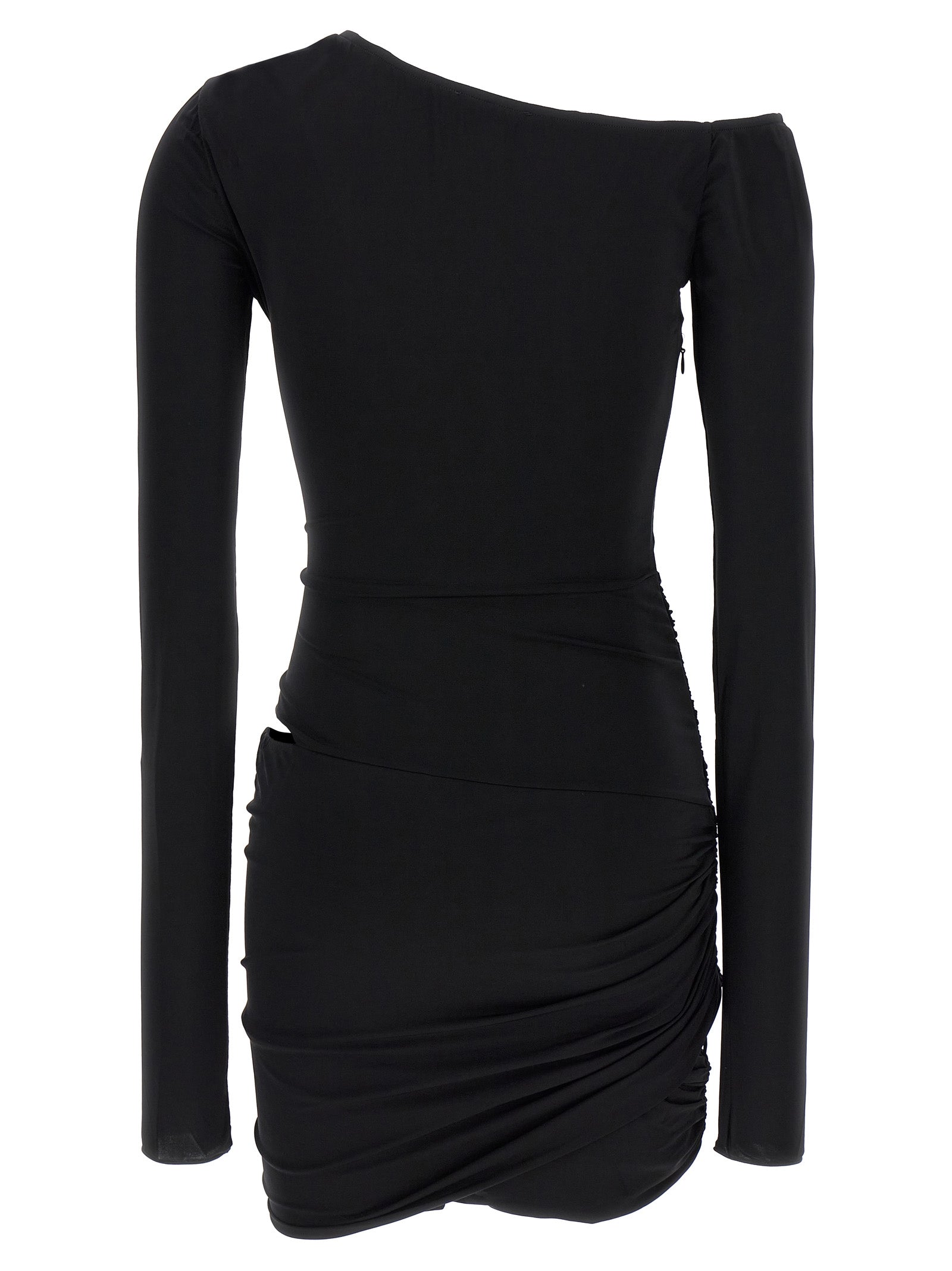 Nensi Dojaka Black Viscose Mini Women's Skirt