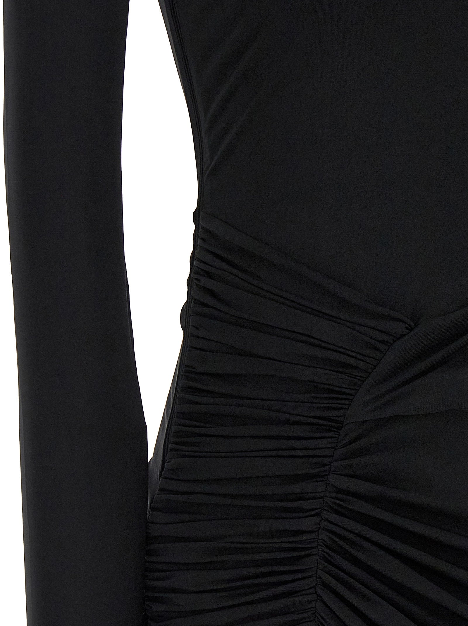 Nensi Dojaka Black Viscose Mini Women's Skirt