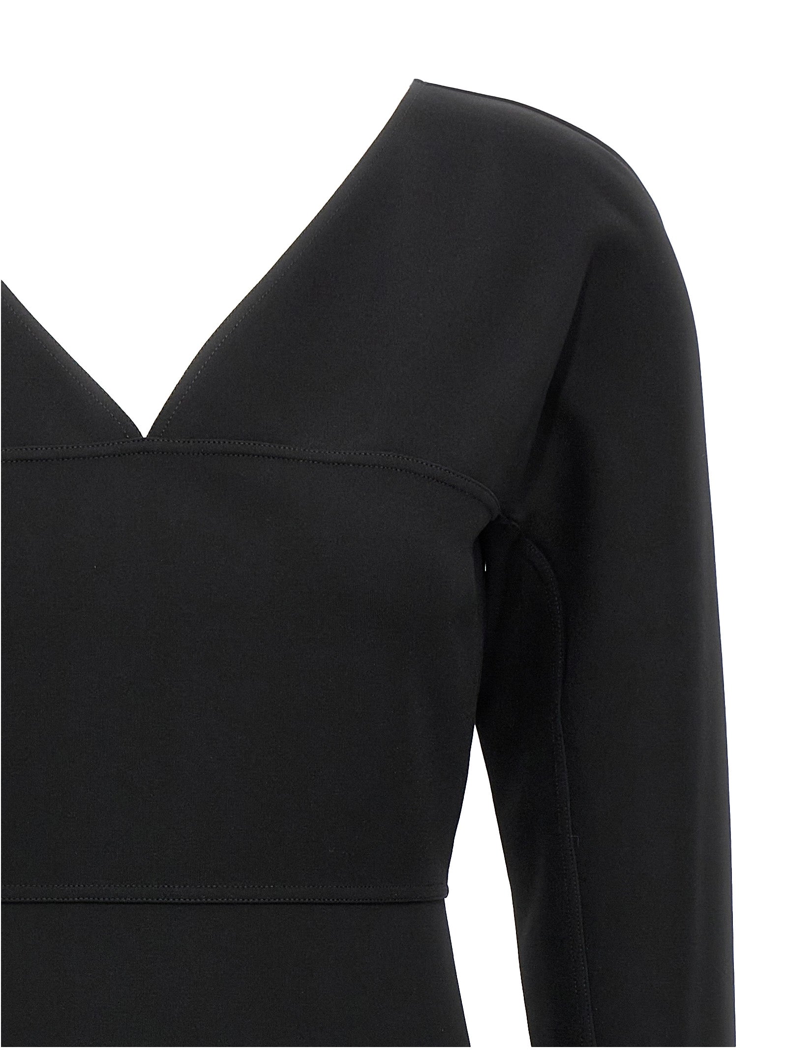 Fendi Black Viscose Midi Women's Dress