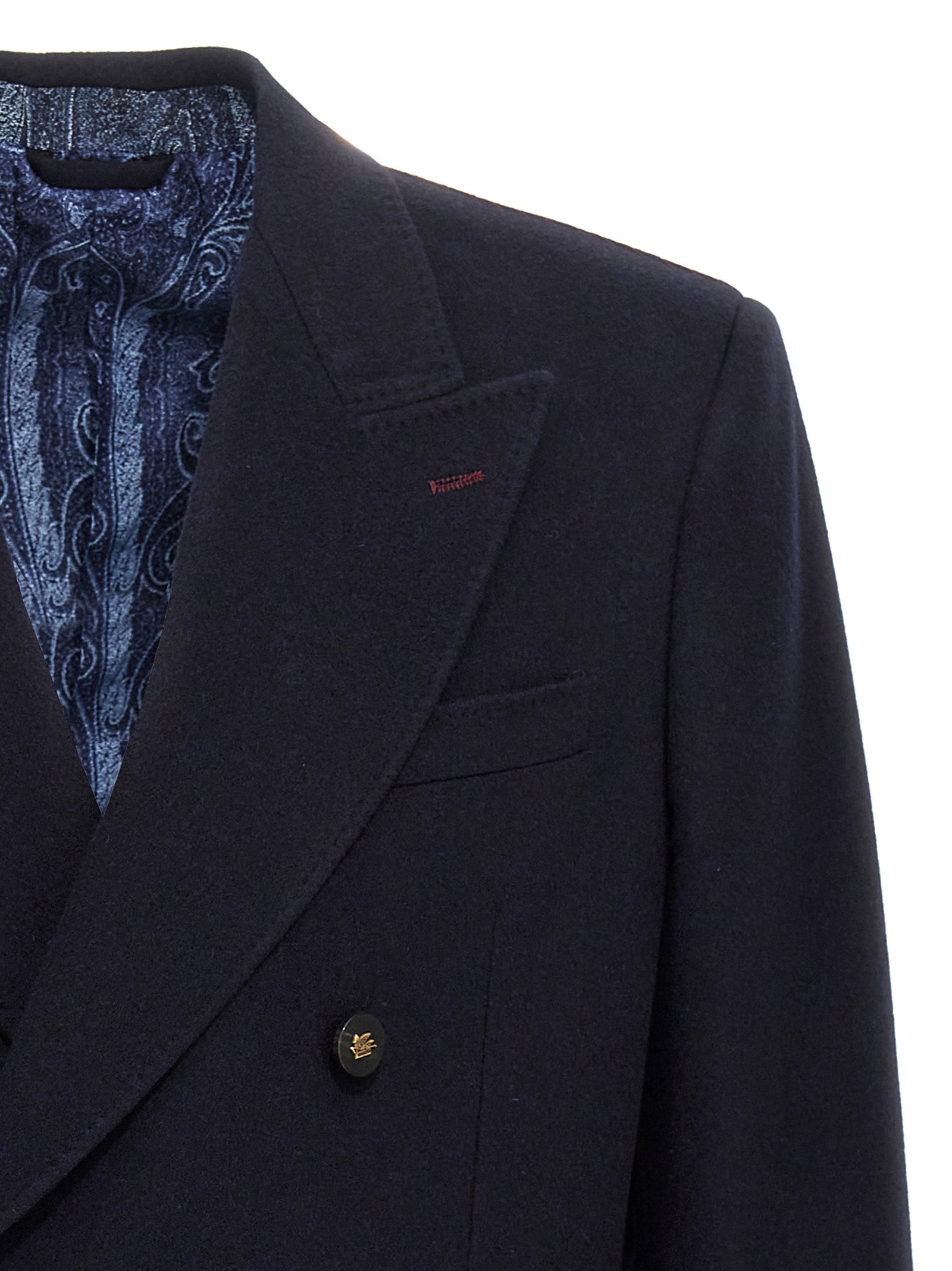Etro Blue Cashmere Men's Blazer
