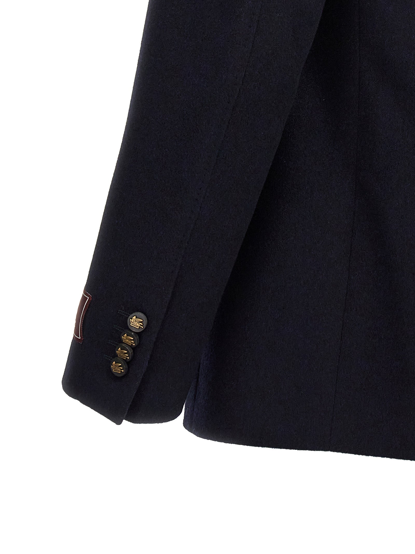 Etro Blue Cashmere Men's Blazer