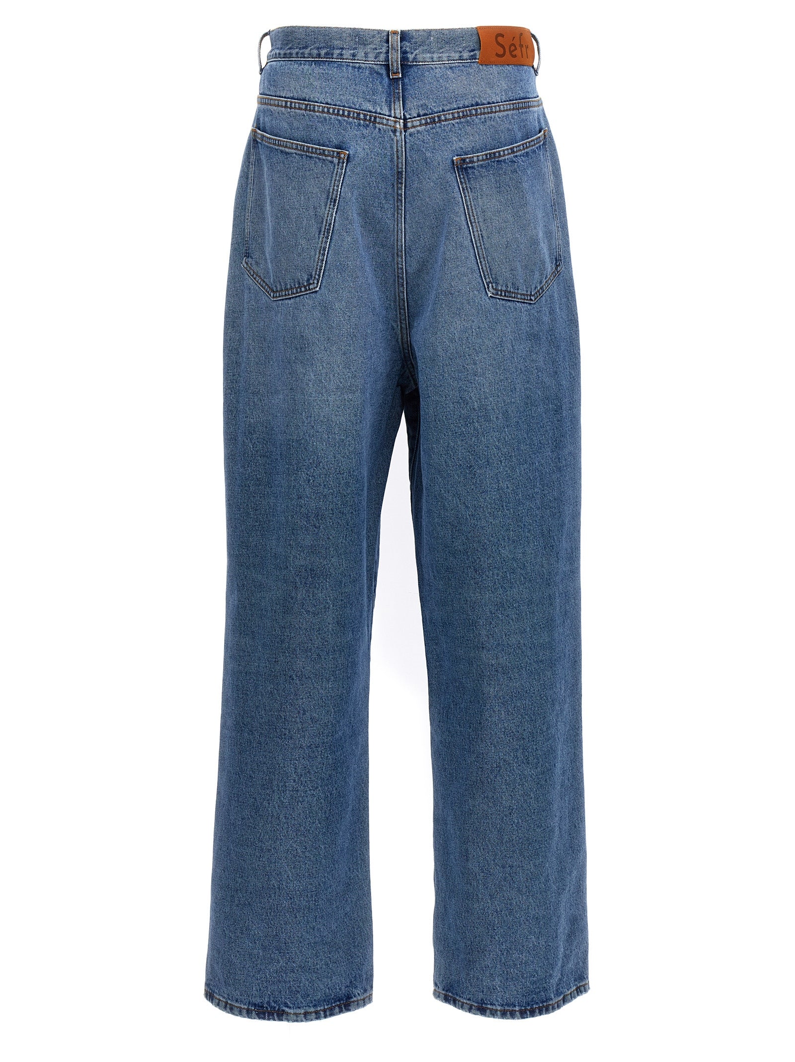 SÉFR Blue Cotton Jeans Men's Denim