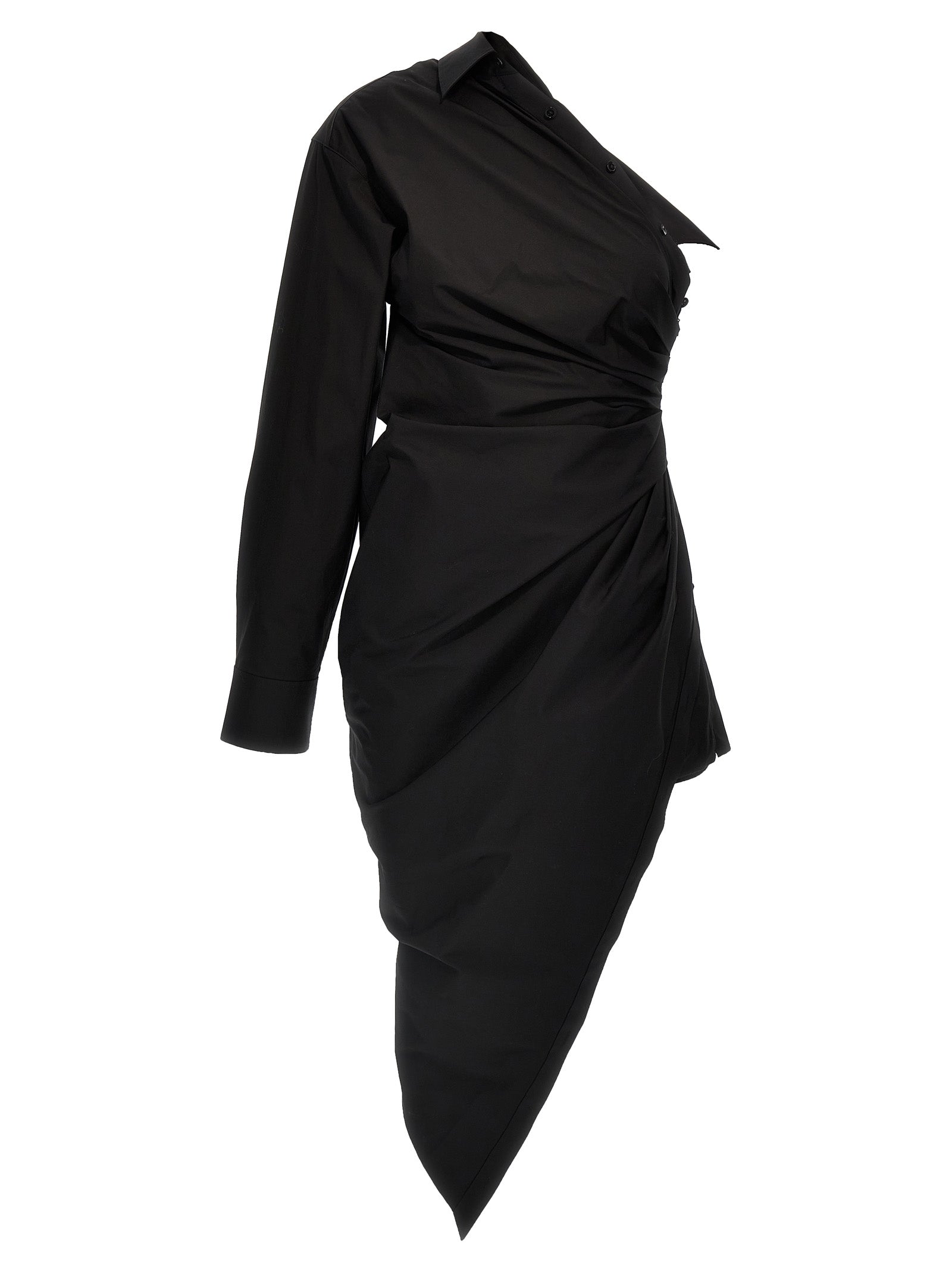 Alexander Wang Black Cotton Short Women's Dress