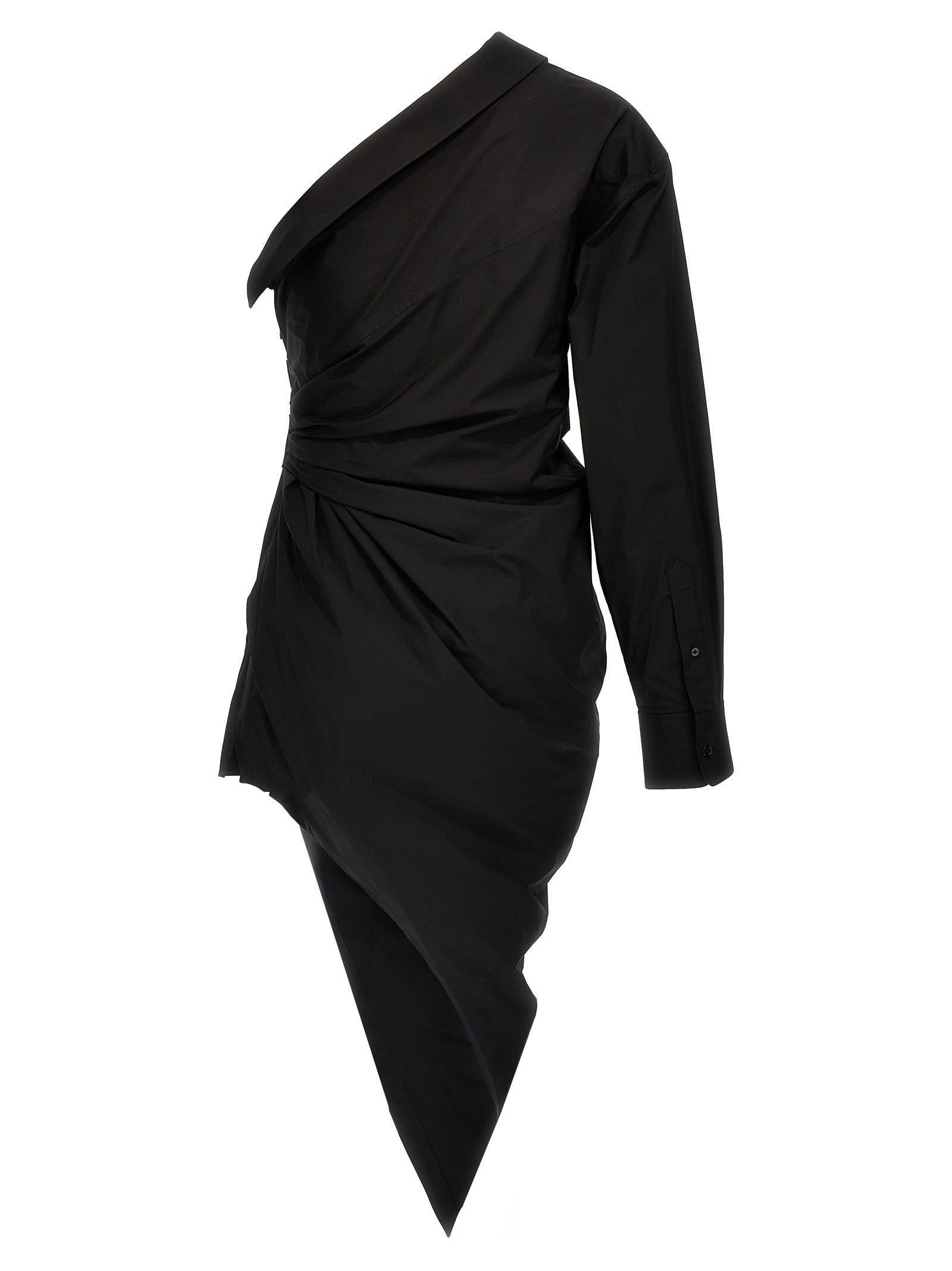 Alexander Wang Black Cotton Short Women's Dress