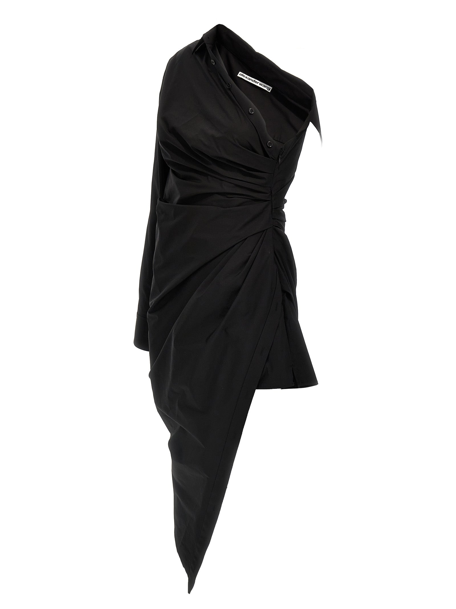 Alexander Wang Black Cotton Short Women's Dress