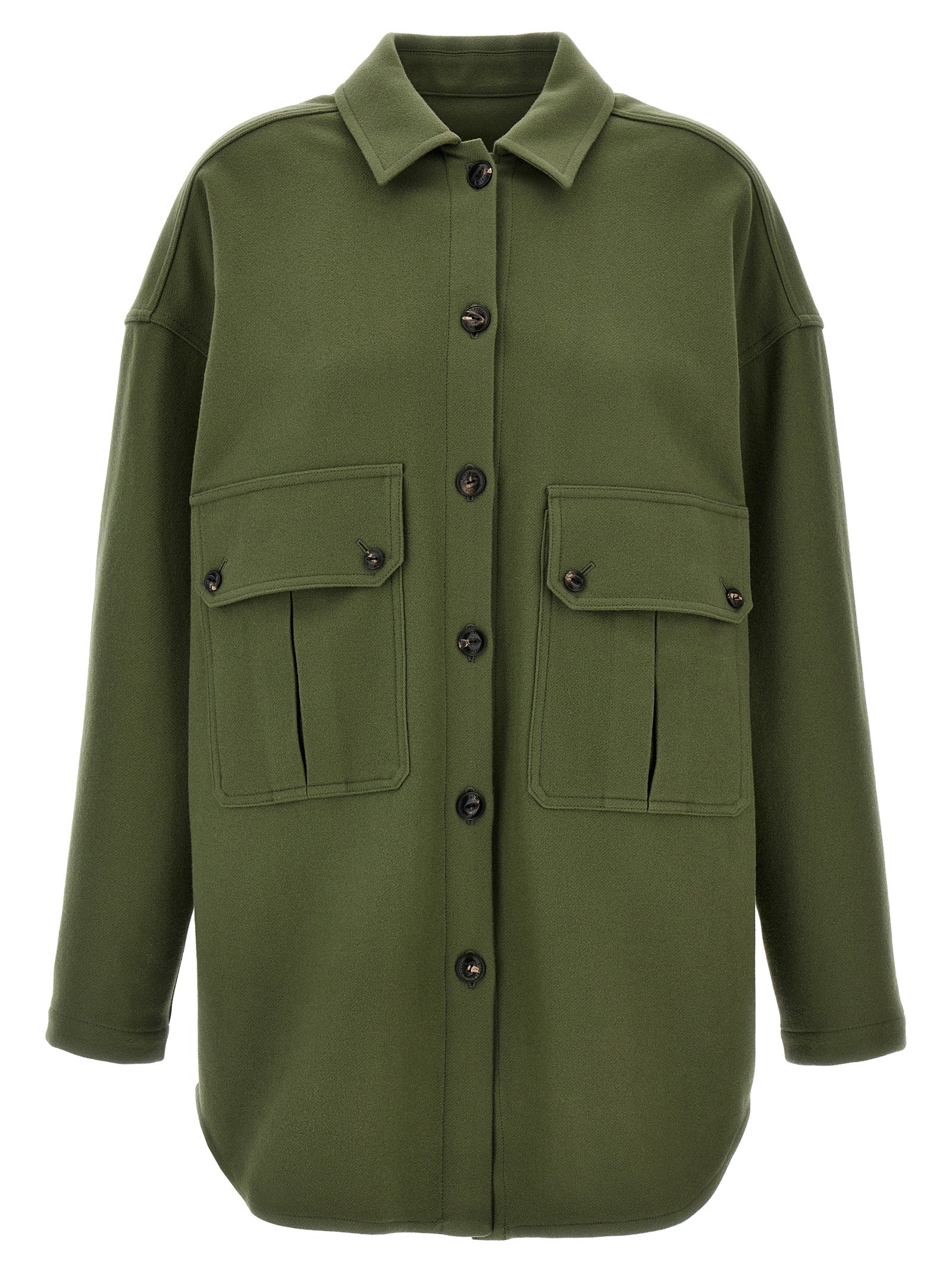 Fortela Bicolor Virgin Wool Women's Blouse
