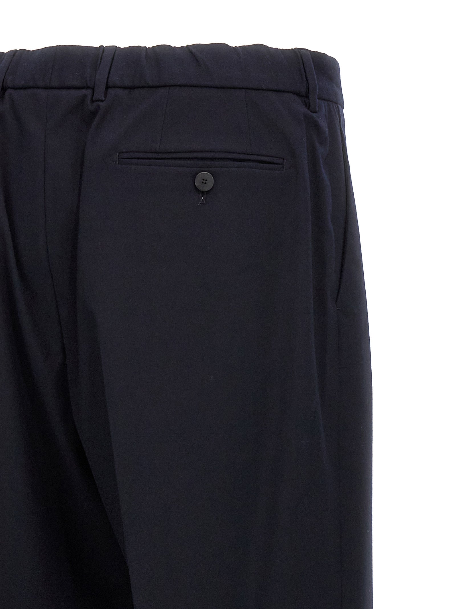 CELLAR DOOR Blue Polyethylene Casual Men's Pants