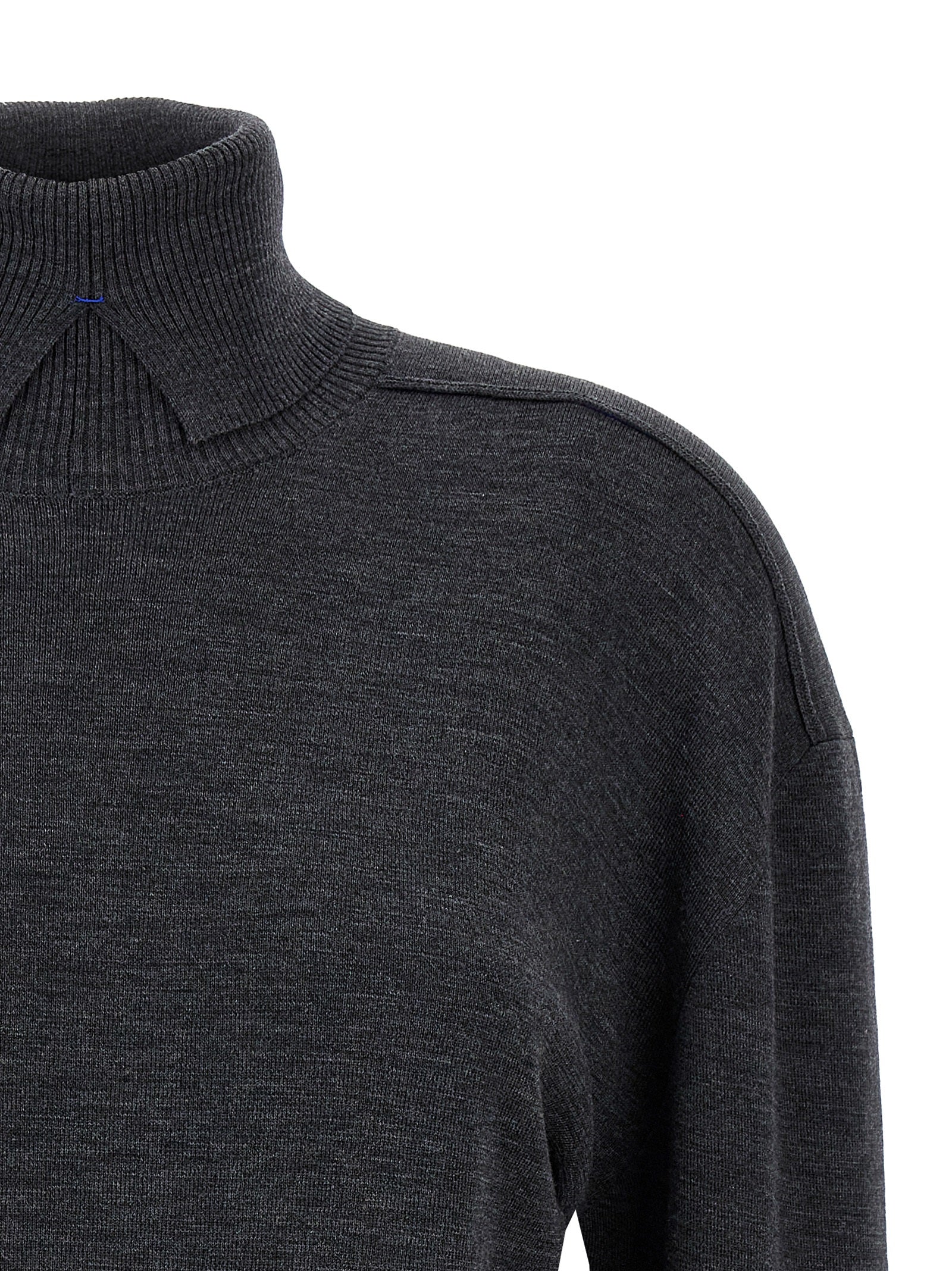 Burberry Gray Wool Women's Cardigan