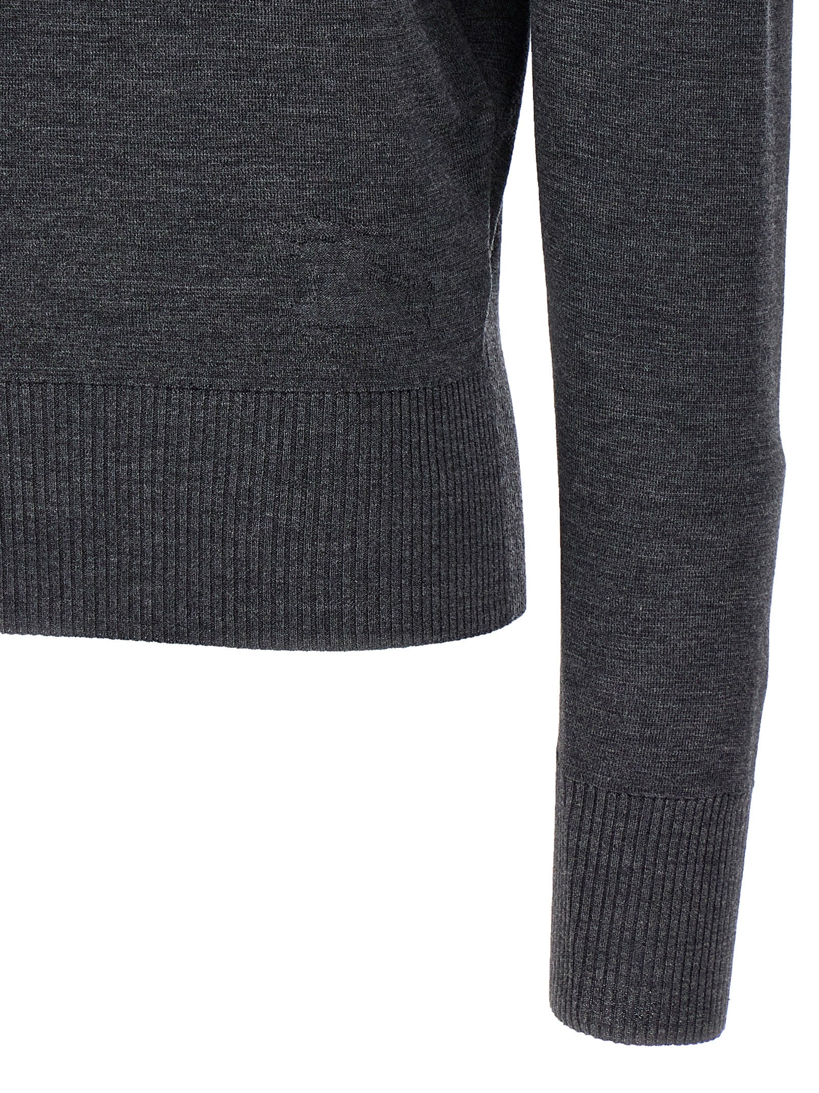 Burberry Gray Wool Women's Cardigan