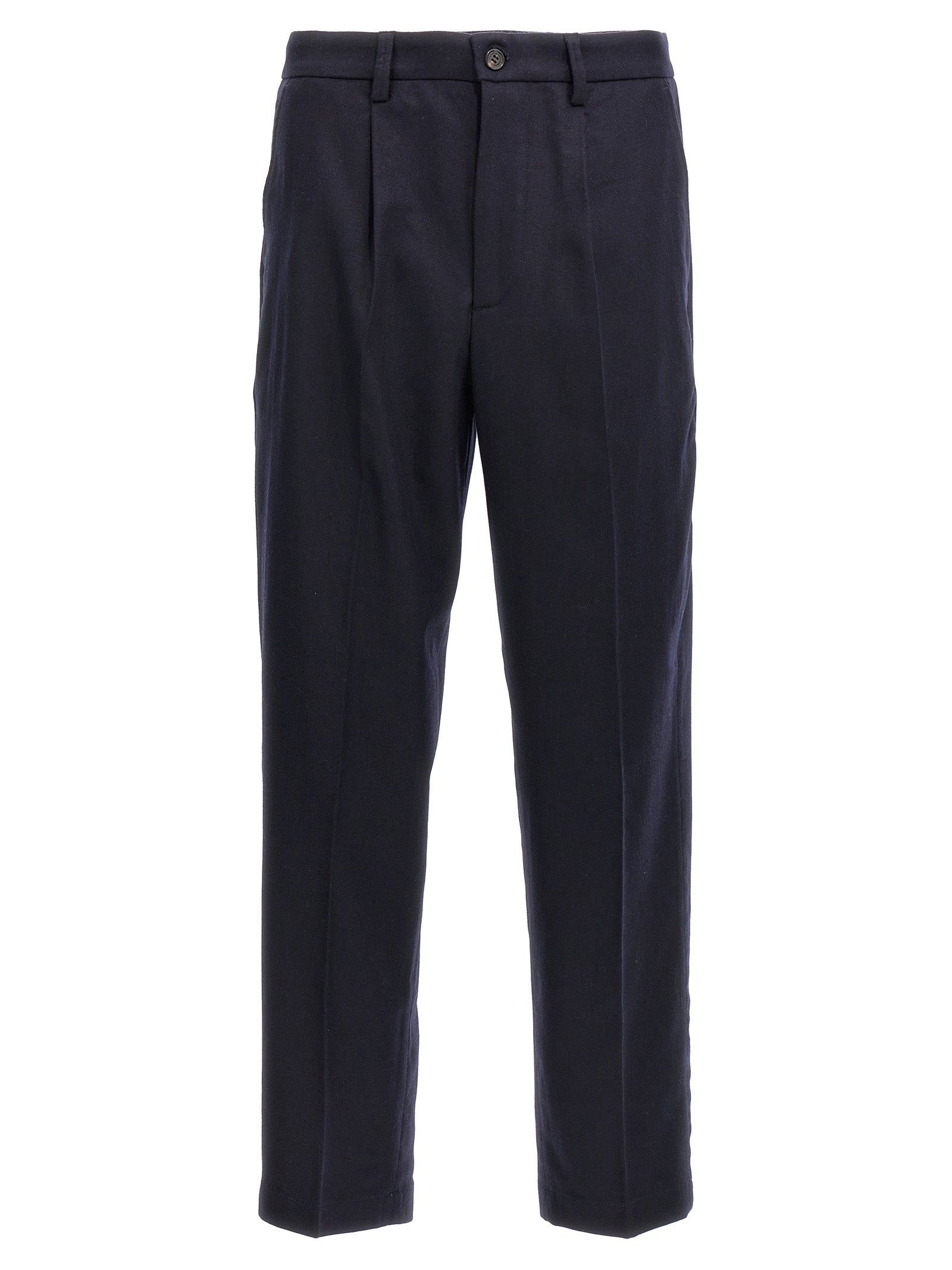 Department 5 Blue Wool Dress Men's Pants