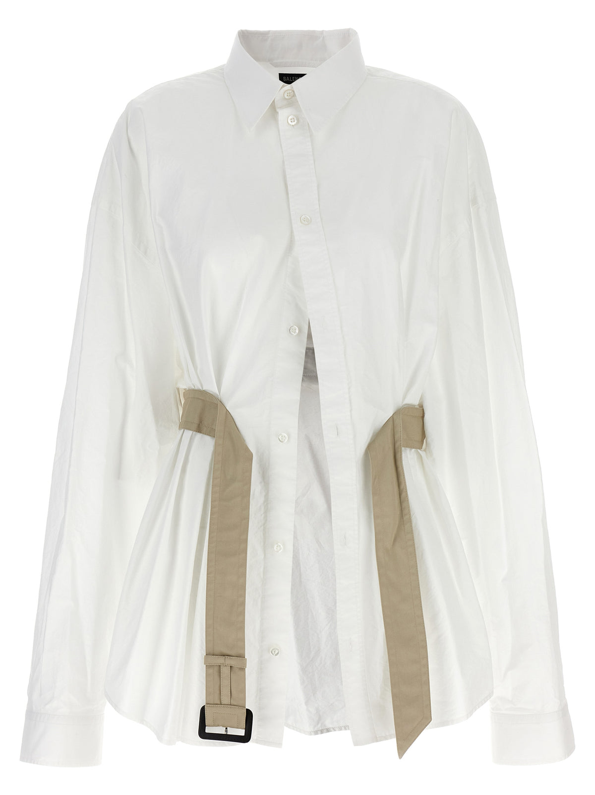 Balenciaga White Cotton Women's Blouse