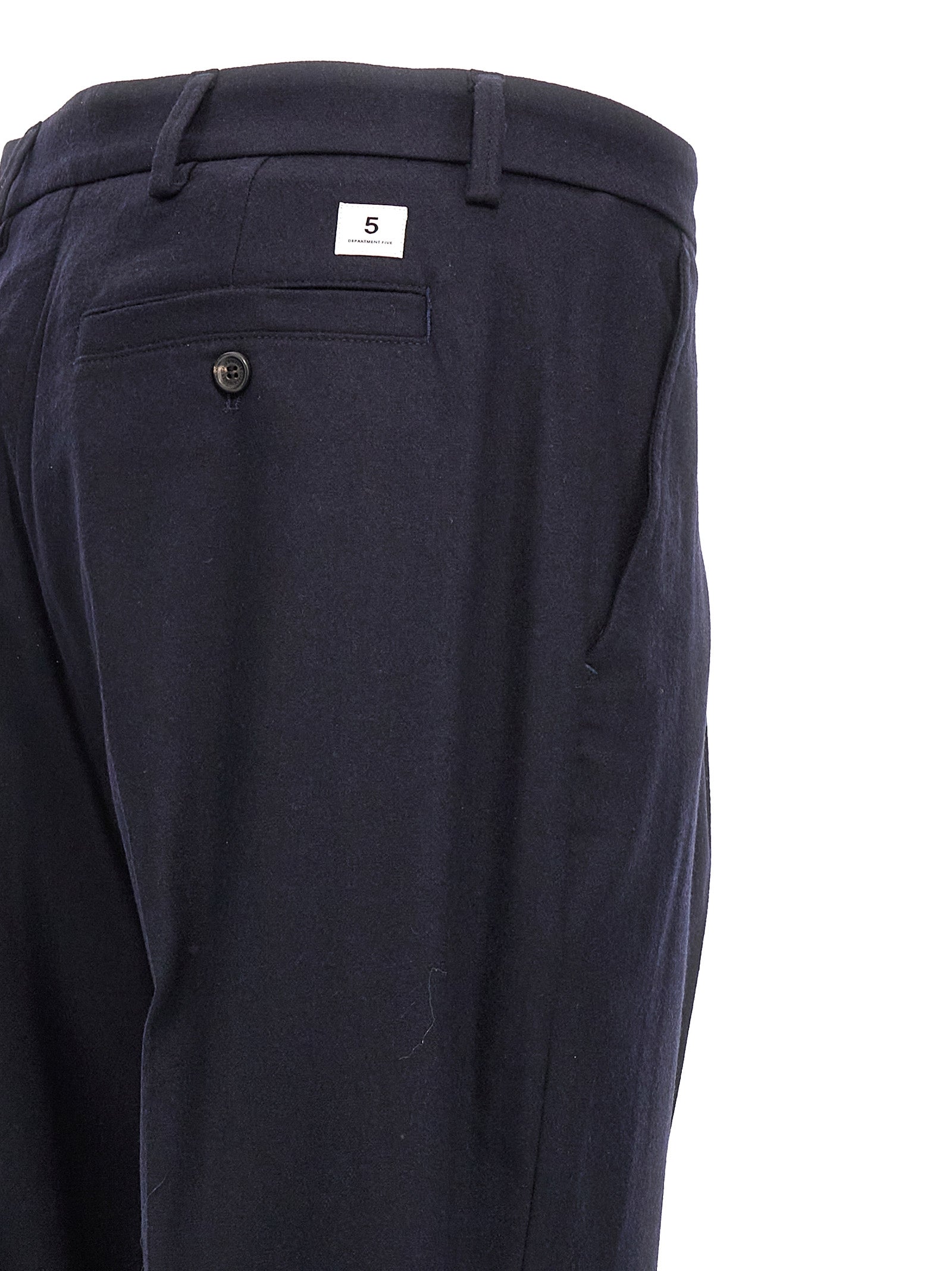Department 5 Blue Wool Dress Men's Pants