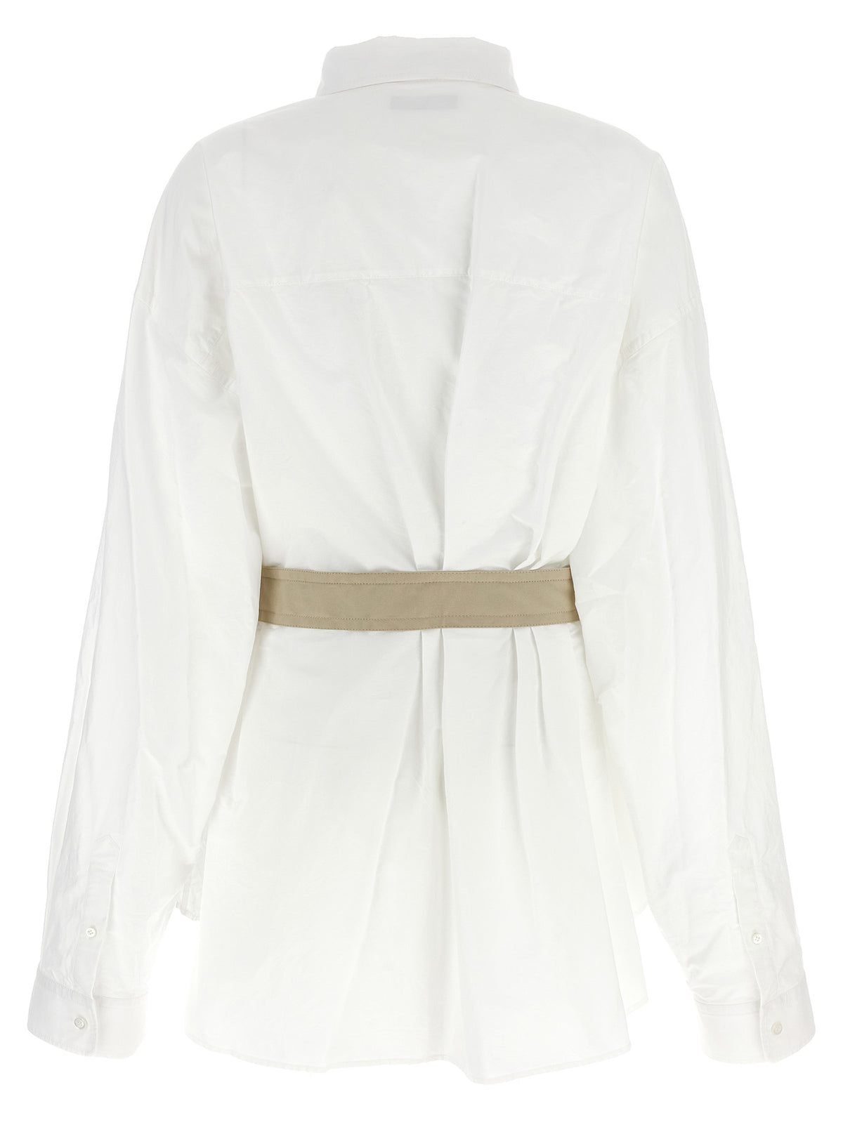 Balenciaga White Cotton Women's Blouse