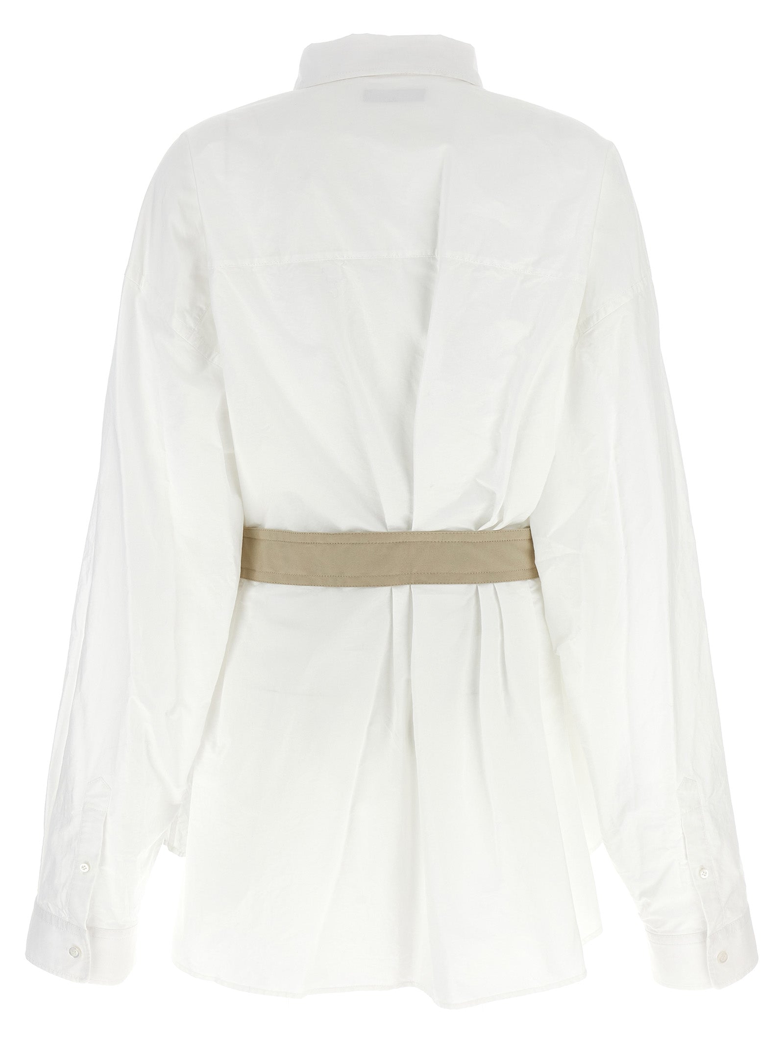 Balenciaga White Cotton Women's Blouse