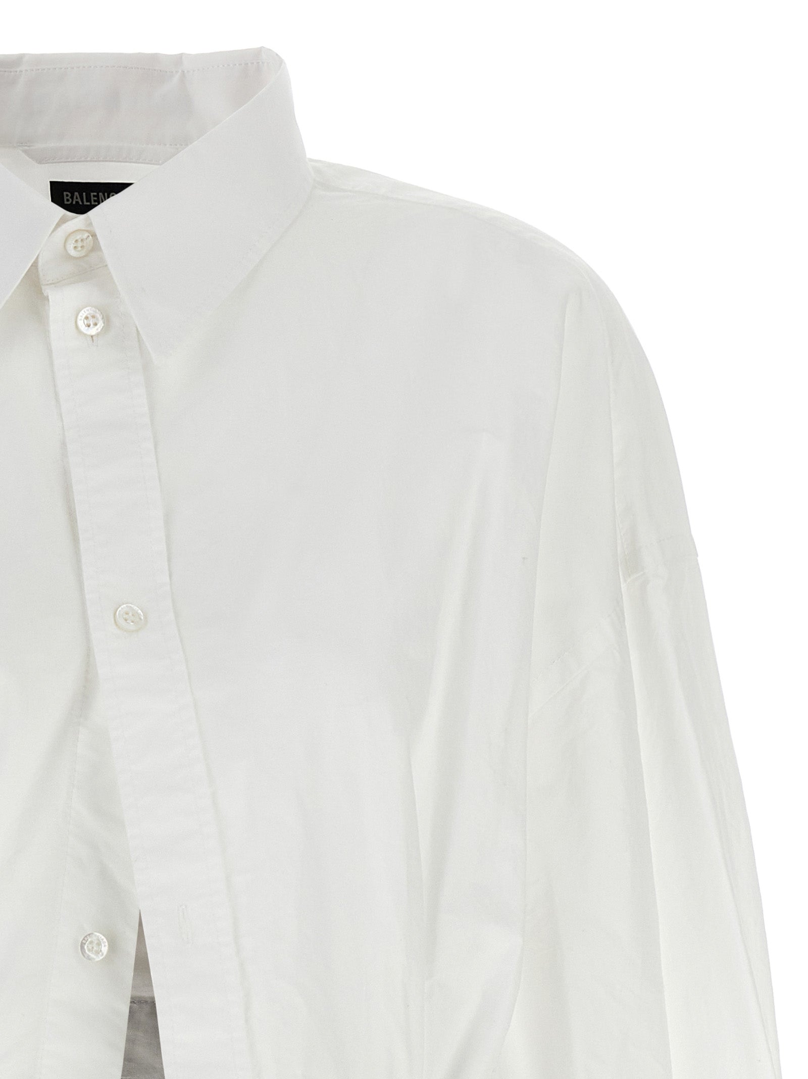 Balenciaga White Cotton Women's Blouse