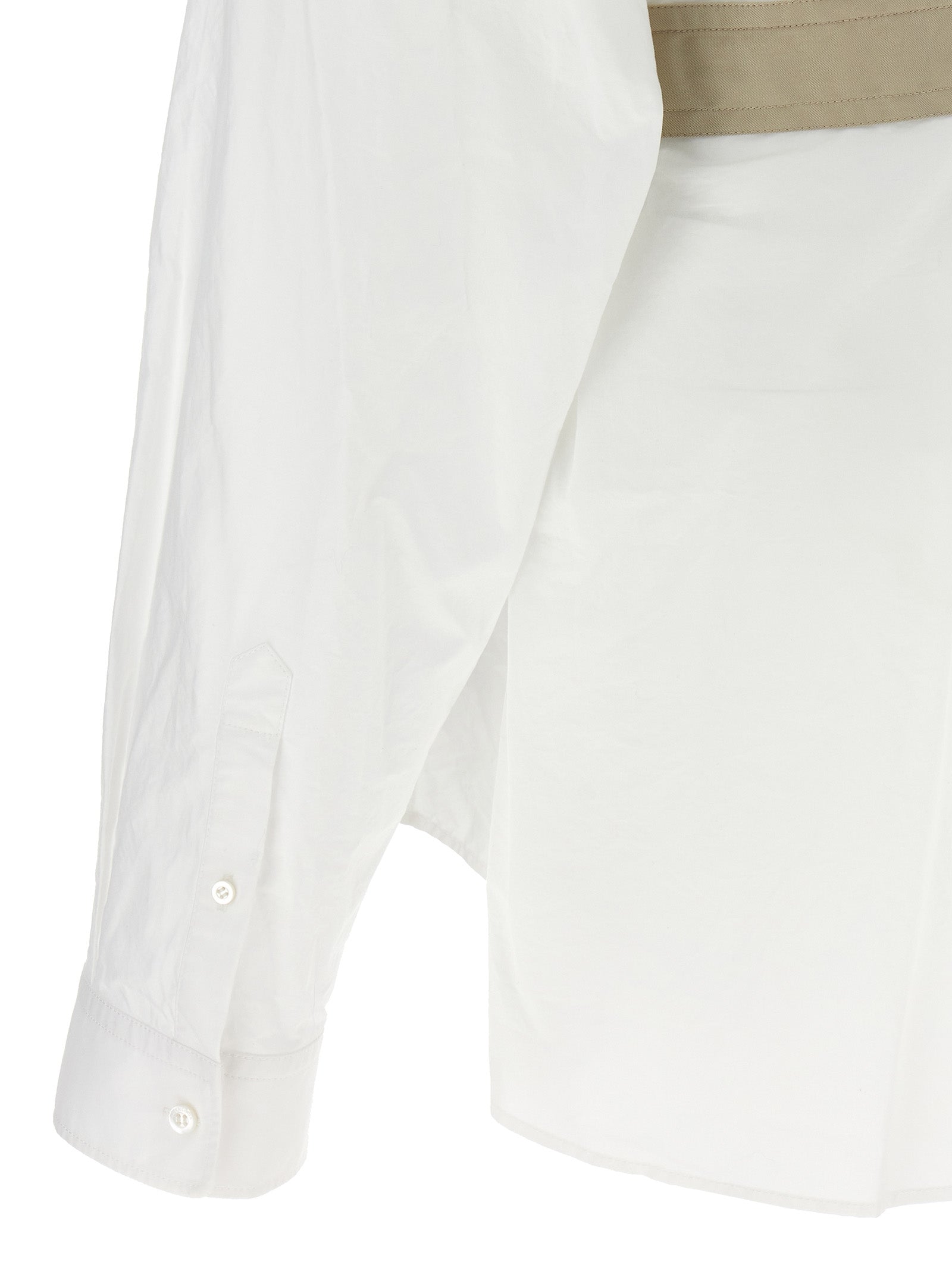 Balenciaga White Cotton Women's Blouse