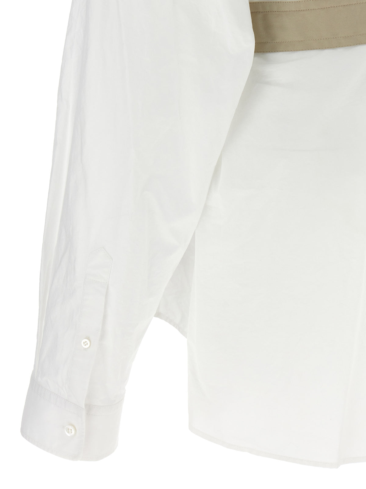Balenciaga White Cotton Women's Blouse
