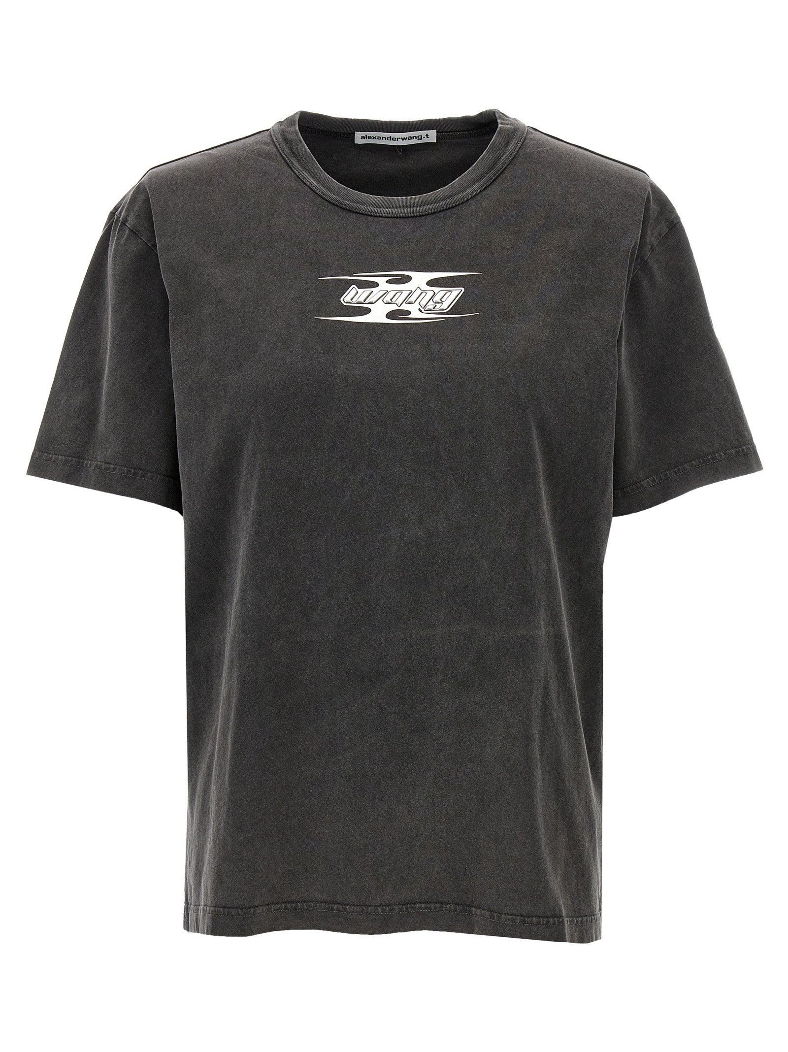 T BY ALEXANDER WANG Gray Cotton Women's T-Shirt