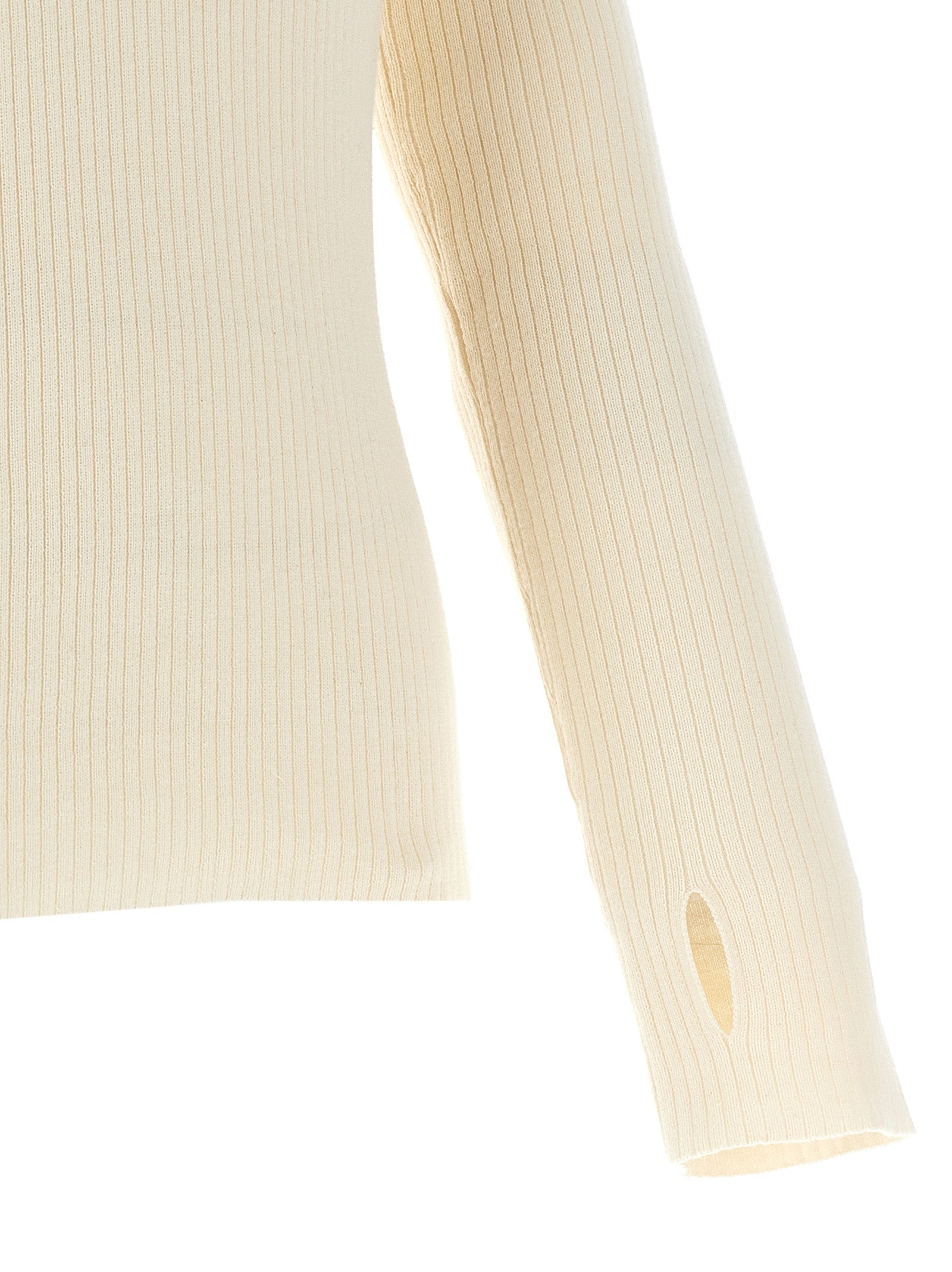 Courrèges White Cotton Women's Cardigan