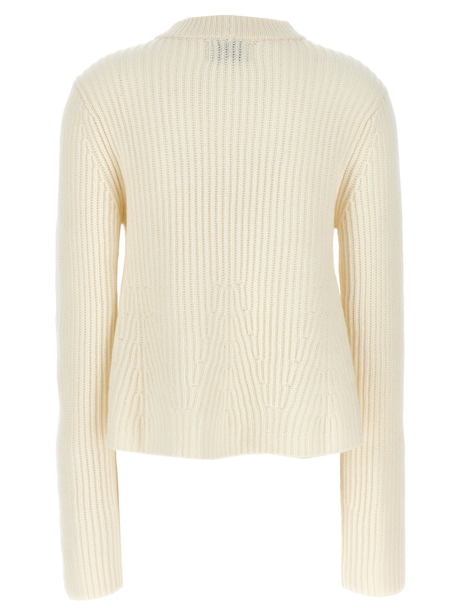 Loulou De Saison White Cashmere Women's Cardigan