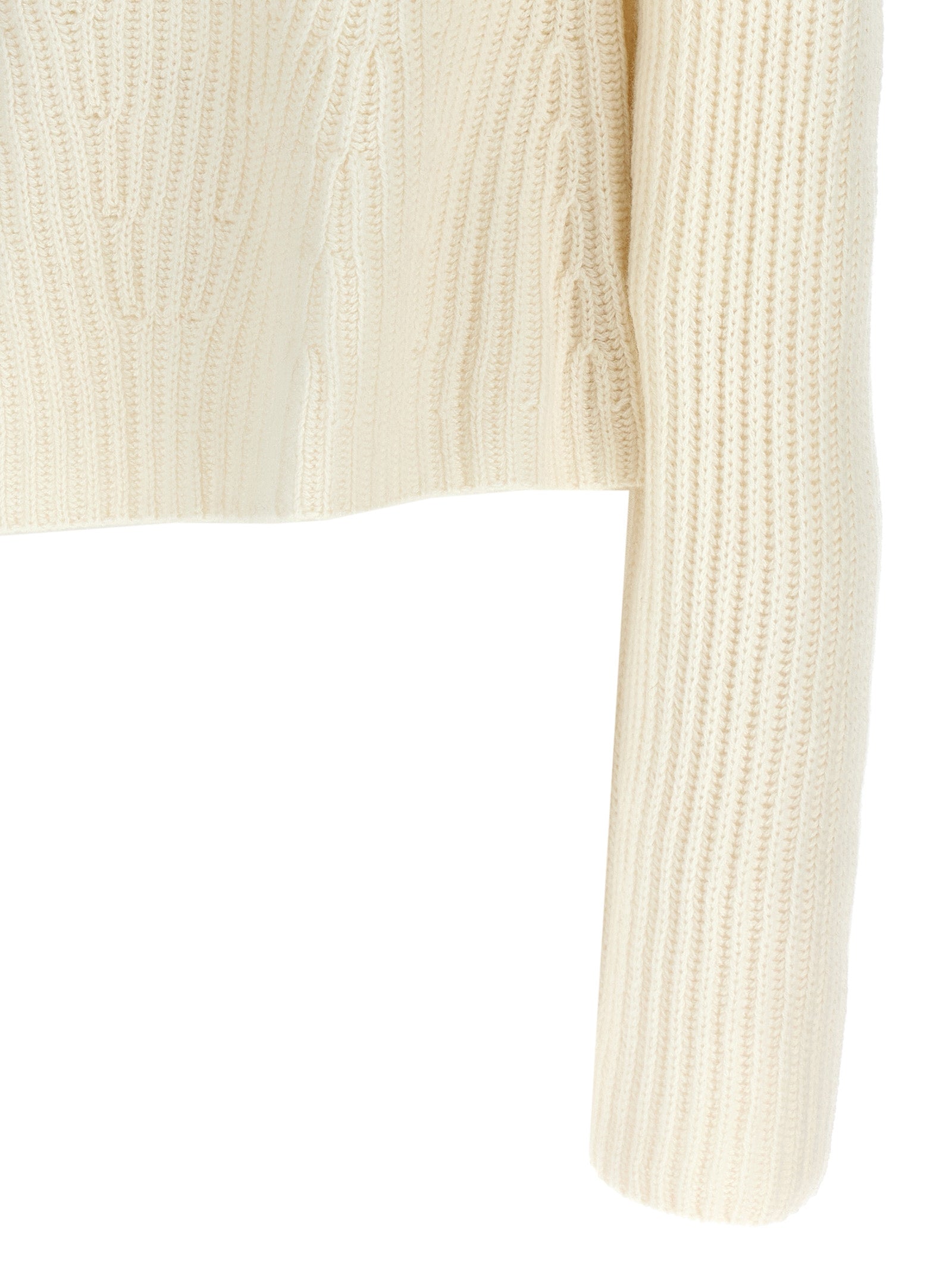 Loulou De Saison White Cashmere Women's Cardigan