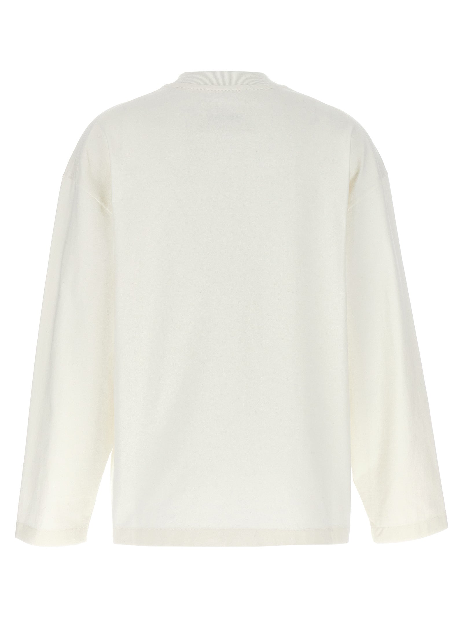 Jil Sander White Cotton Long Sleeve Women's T-Shirt