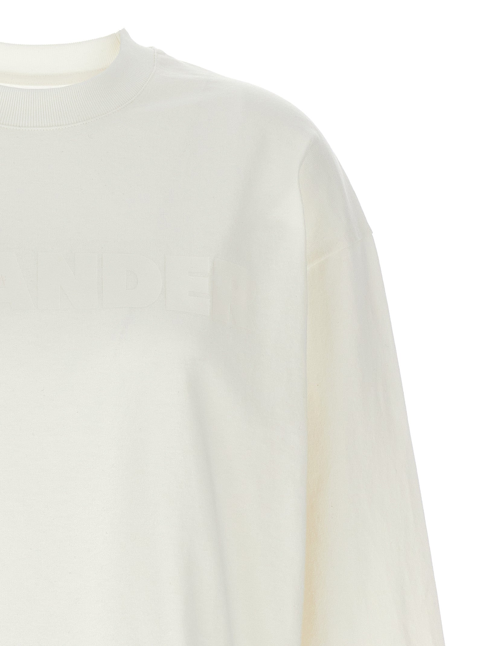 Jil Sander White Cotton Long Sleeve Women's T-Shirt