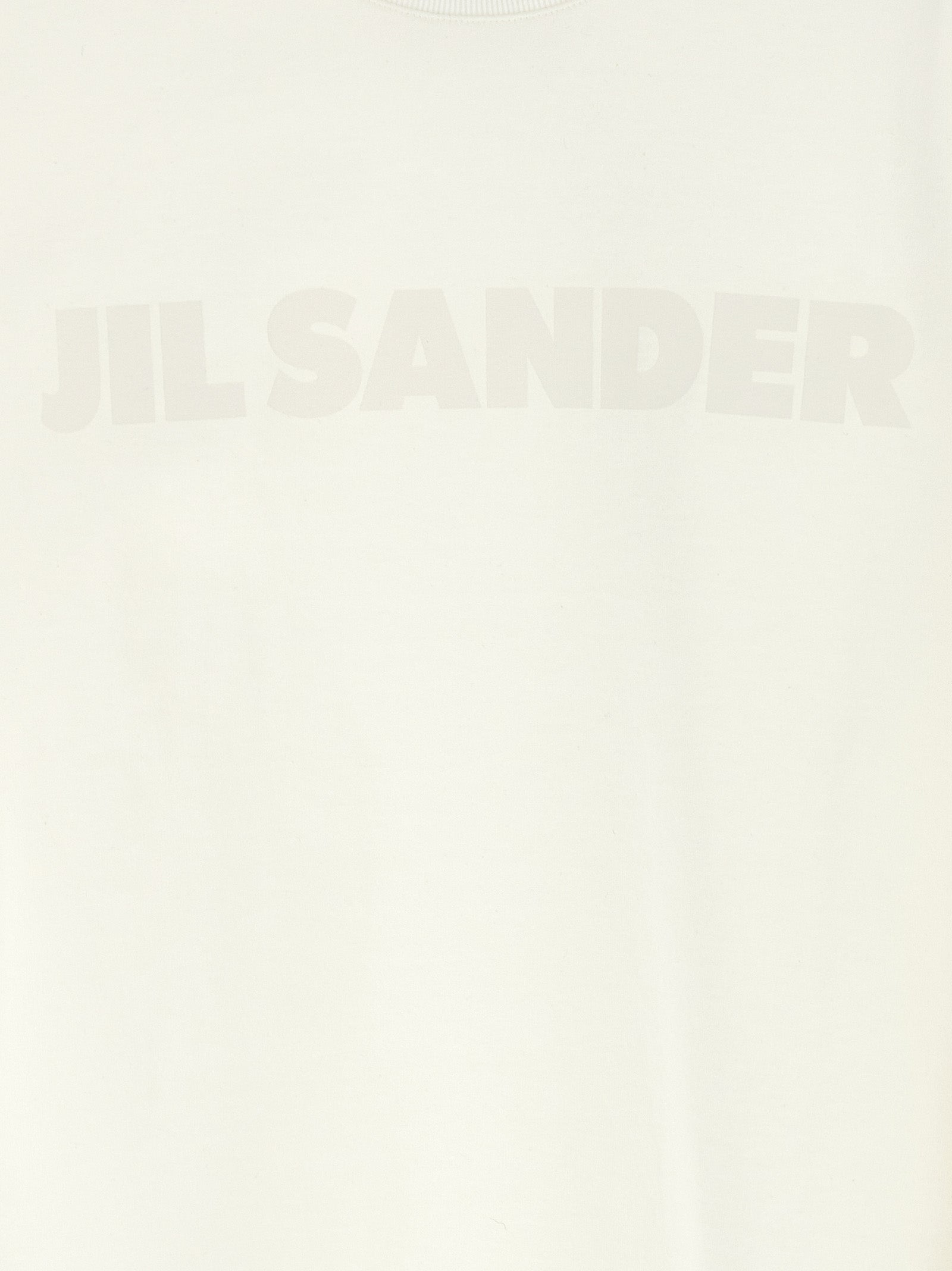 Jil Sander White Cotton Long Sleeve Women's T-Shirt