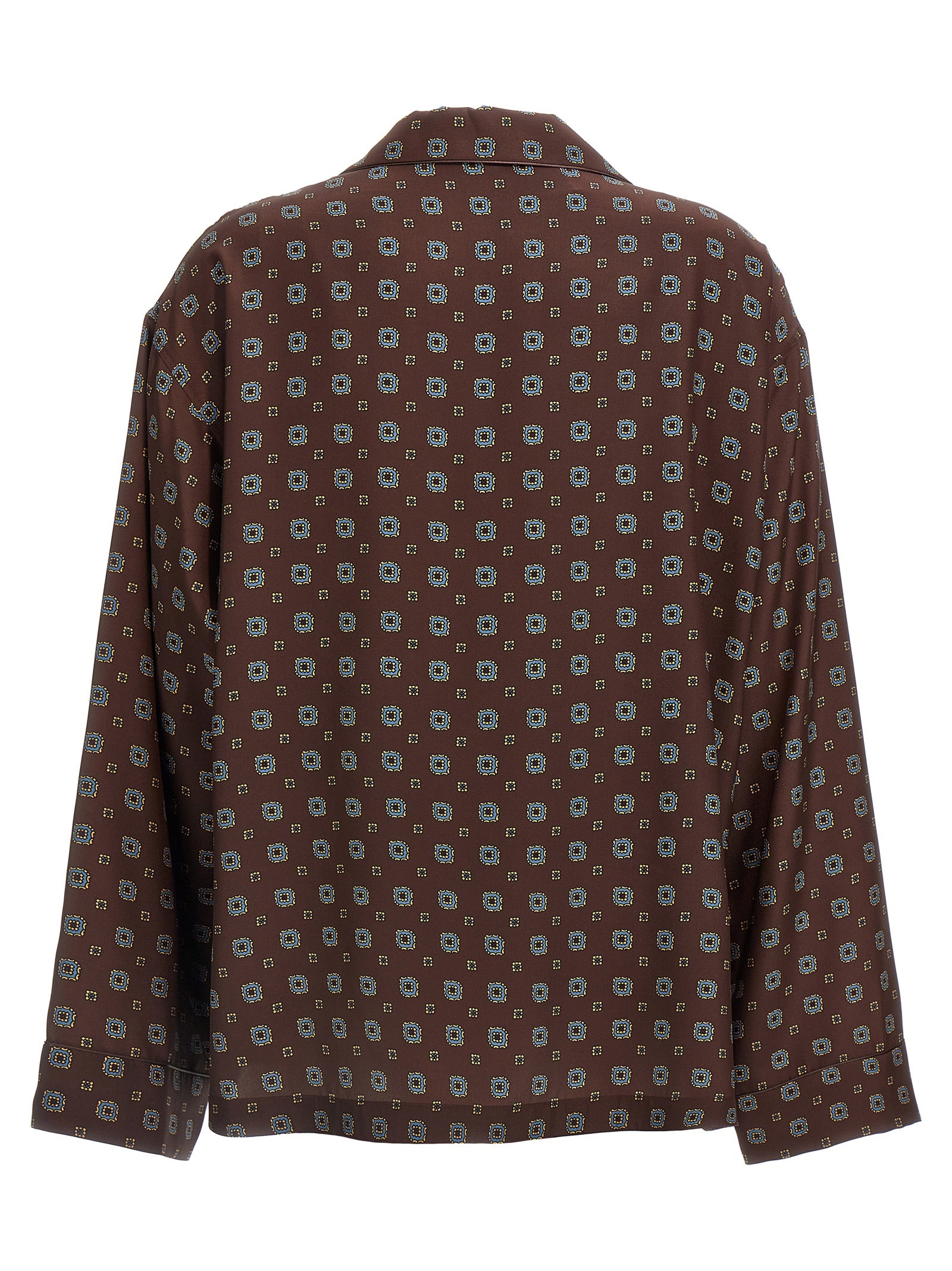 Moschino Brown Silk Women's Blouse