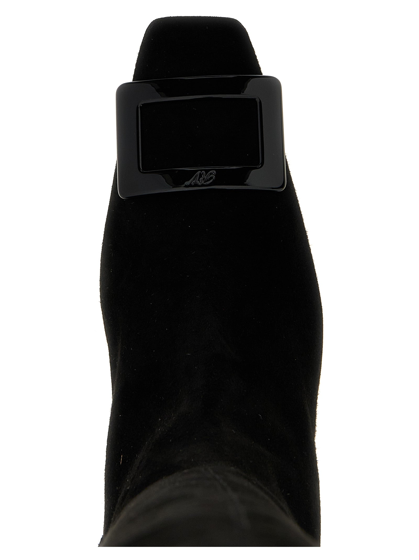 Roger Vivier Black Goatskin Over The Women's Knee