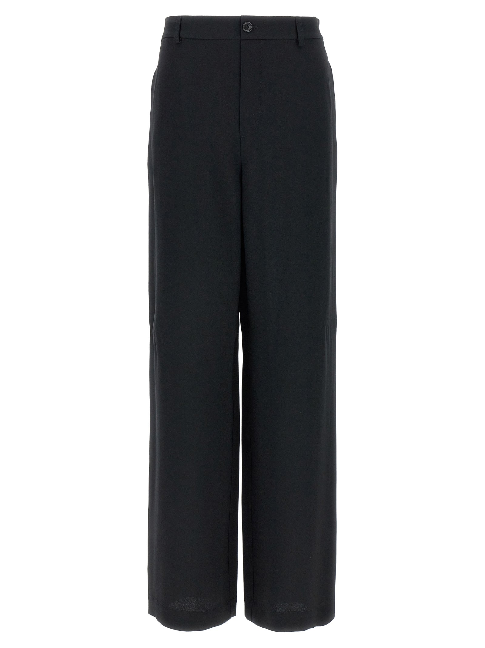 Moschino Black Acetate Casual Women's Pants