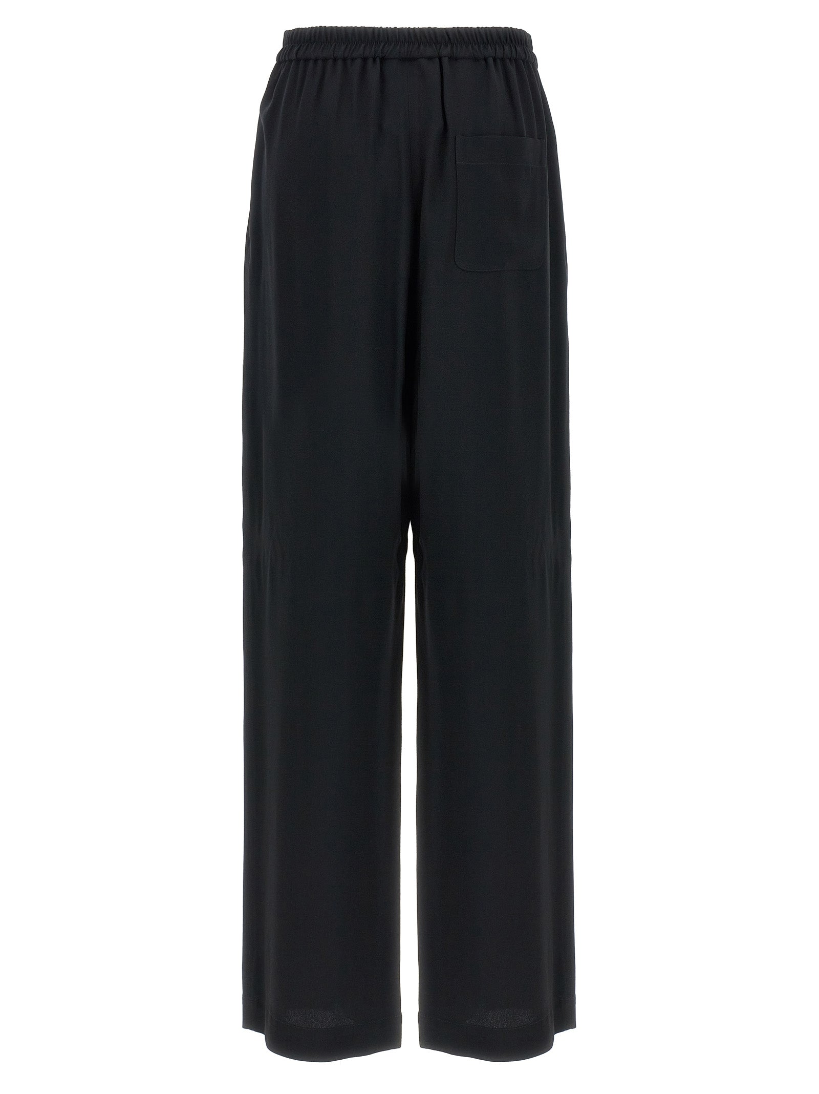 Moschino Black Acetate Casual Women's Pants
