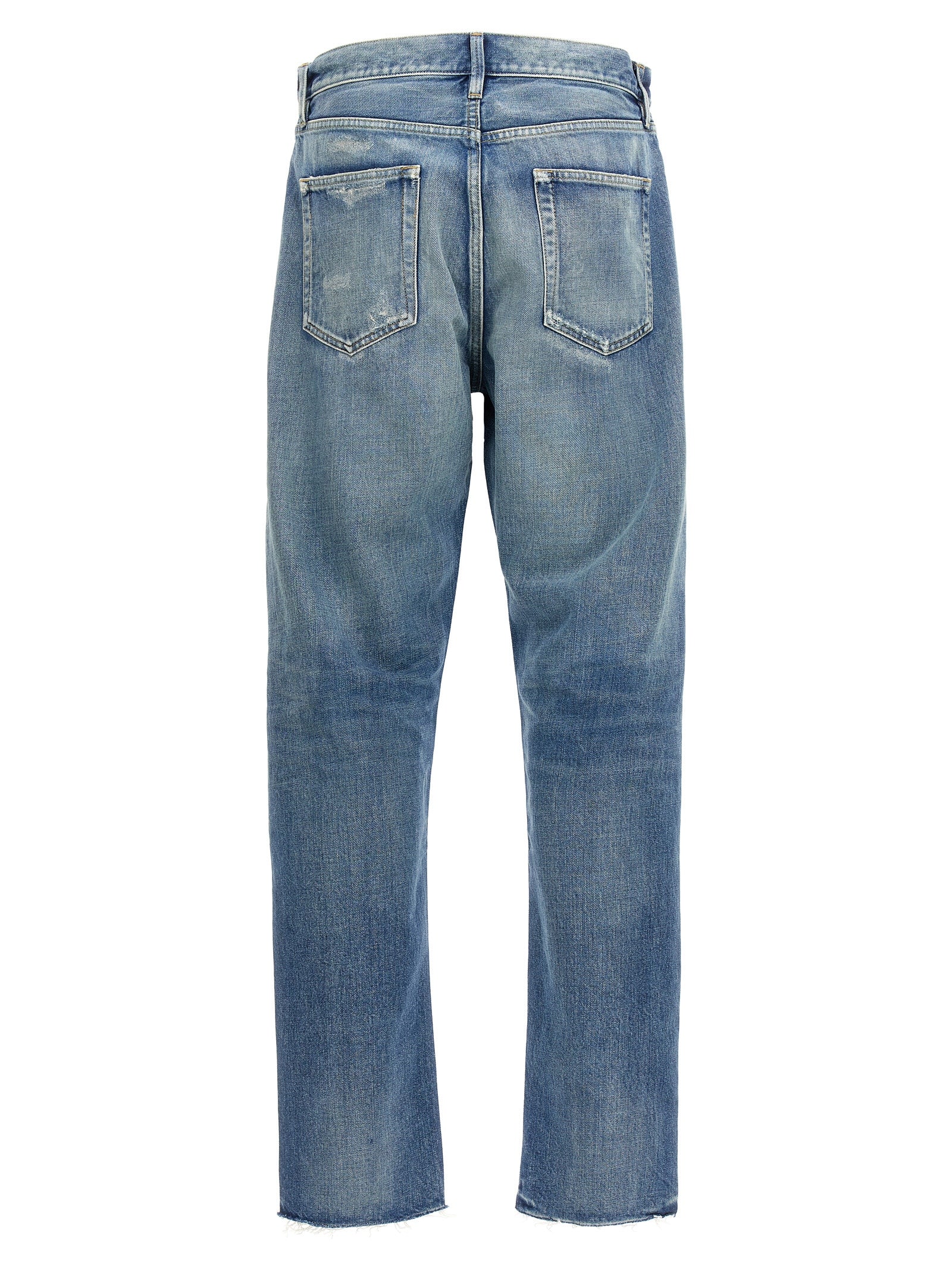 Fear Of God Blue Cotton Straight-Leg Men's Jeans