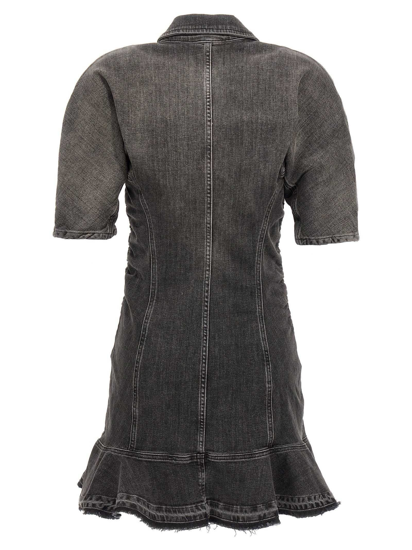 Ganni Black Cotton Short Women's Dress