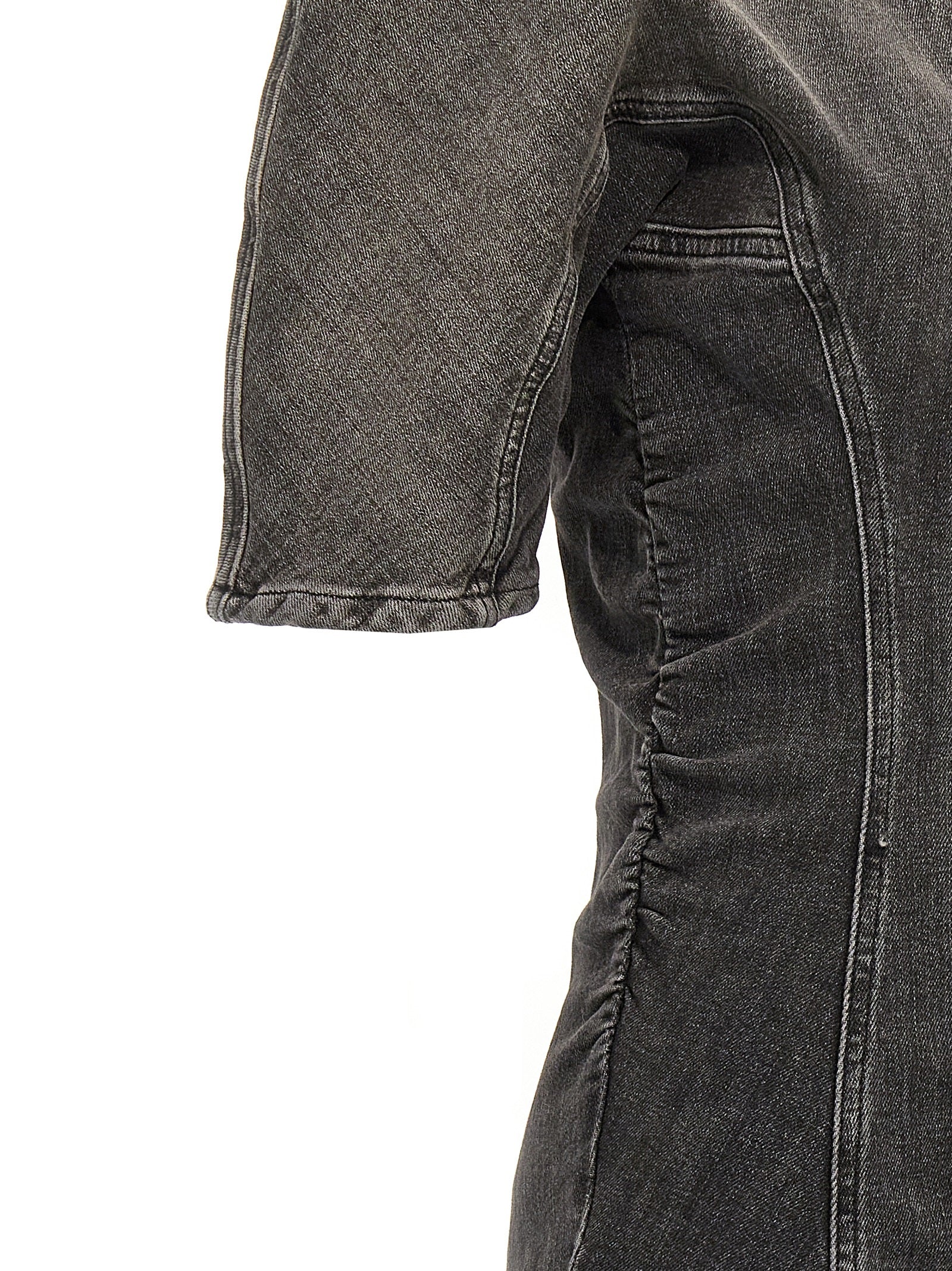 Ganni Black Cotton Short Women's Dress