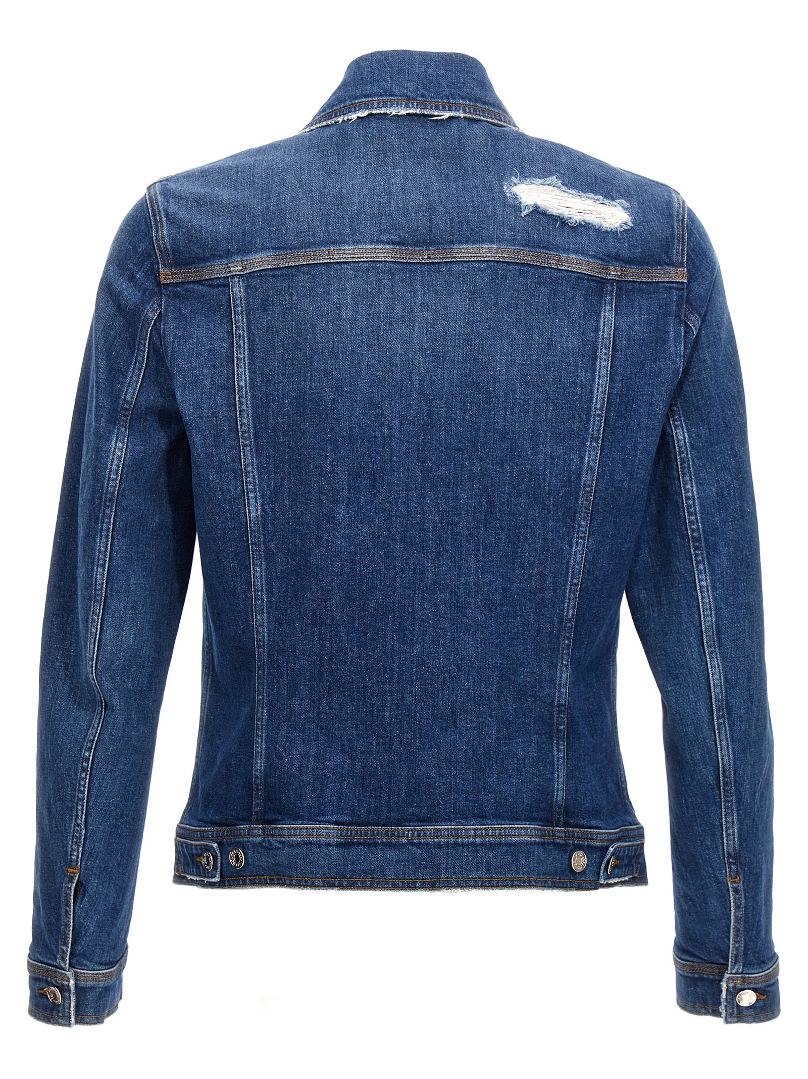 Dolce & Gabbana Blue Cotton Denim Men's Jacket