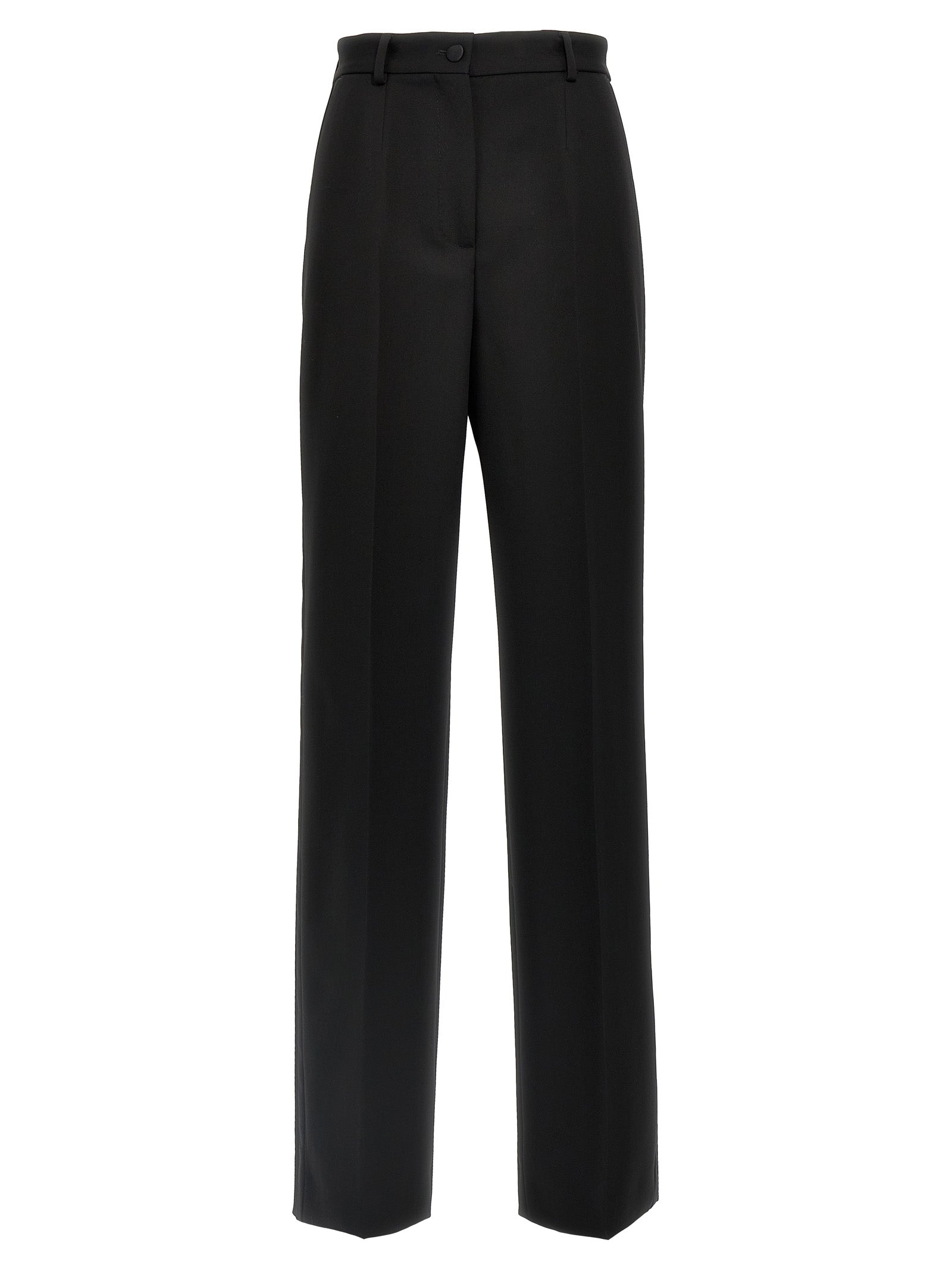 Dolce & Gabbana Black Virgin Wool Women's Tuxedo