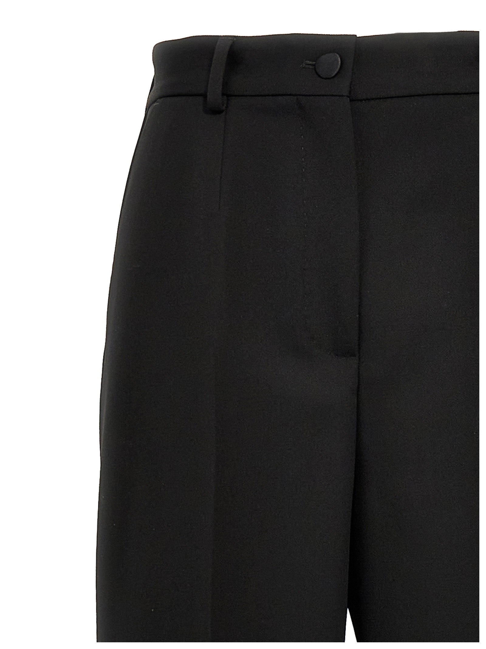 Dolce & Gabbana Black Virgin Wool Women's Tuxedo