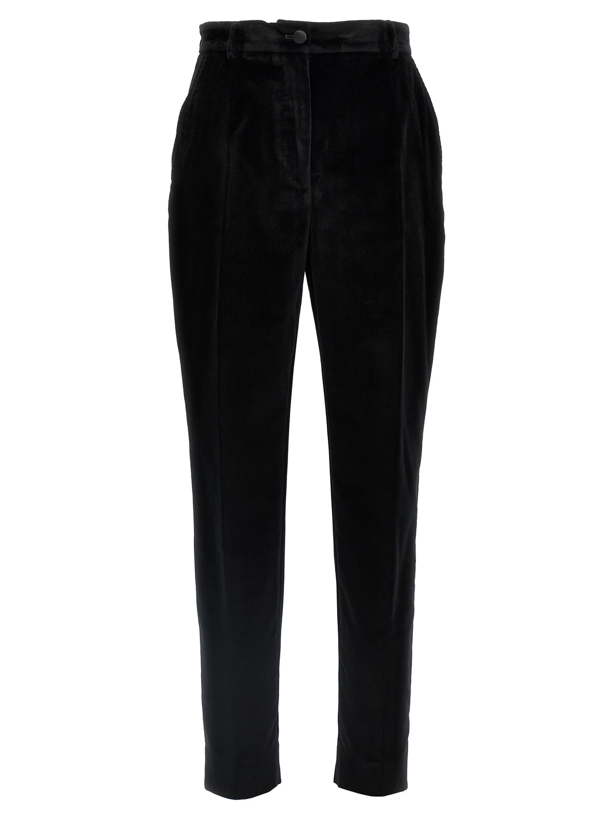 Dolce & Gabbana Black Cotton Dress Women's Pants