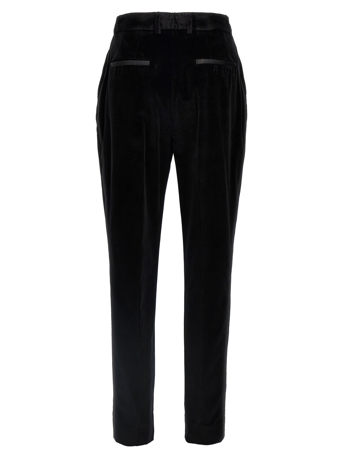 Dolce & Gabbana Black Cotton Dress Women's Pants